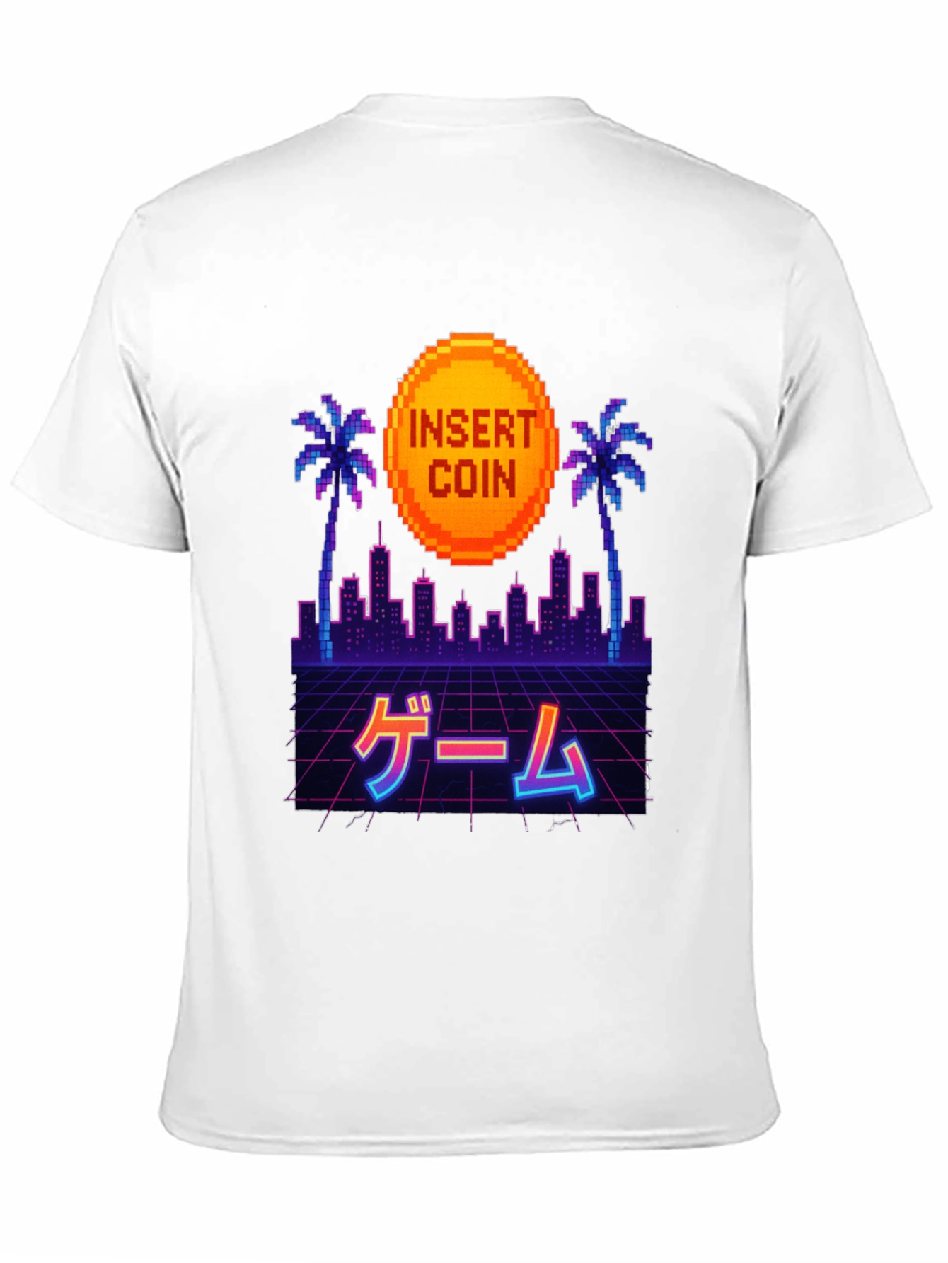 Retro Pixel Art Insert Coin T-Shirt