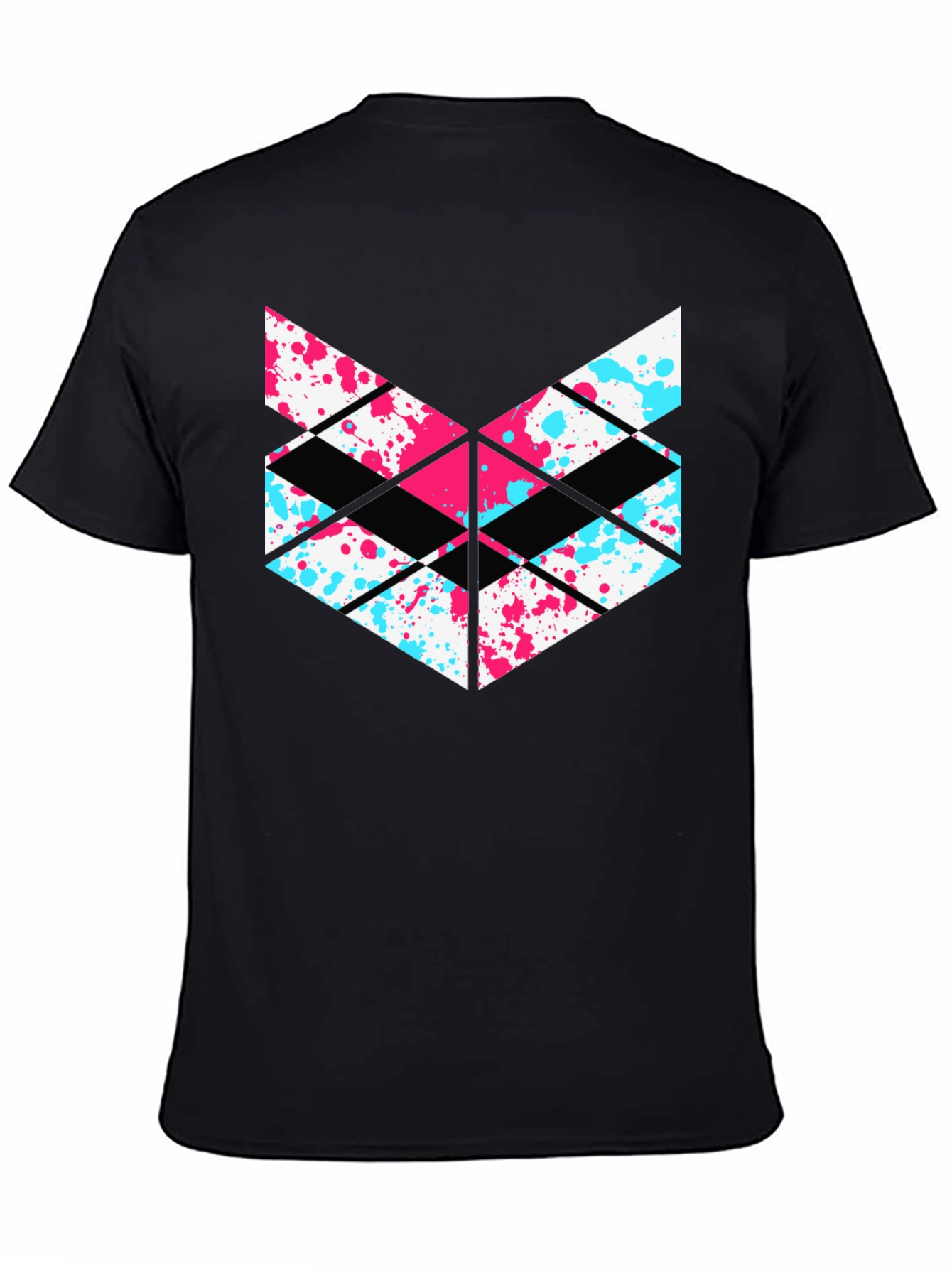 Abstract Geometric T-Shirt - Modern Design Tee