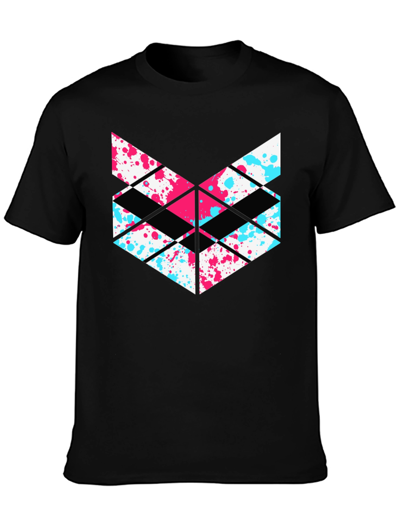 Abstract Geometric T-Shirt - Modern Design Tee