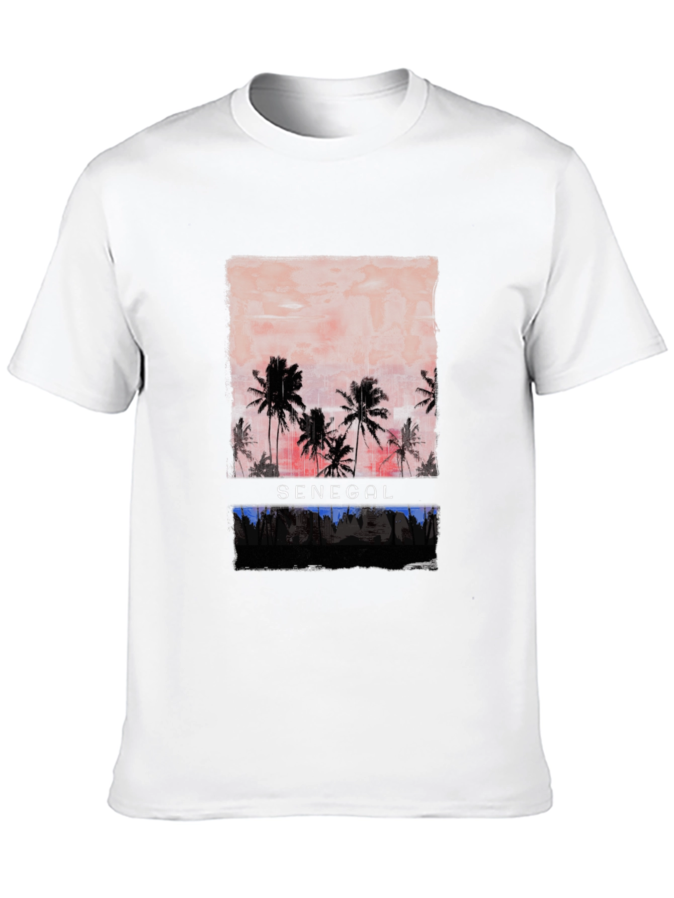 Senegal Sunset Palm T-Shirt