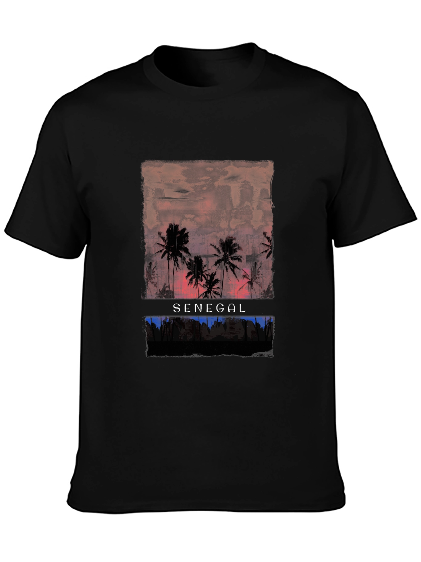 Senegal Sunset Palm T-Shirt