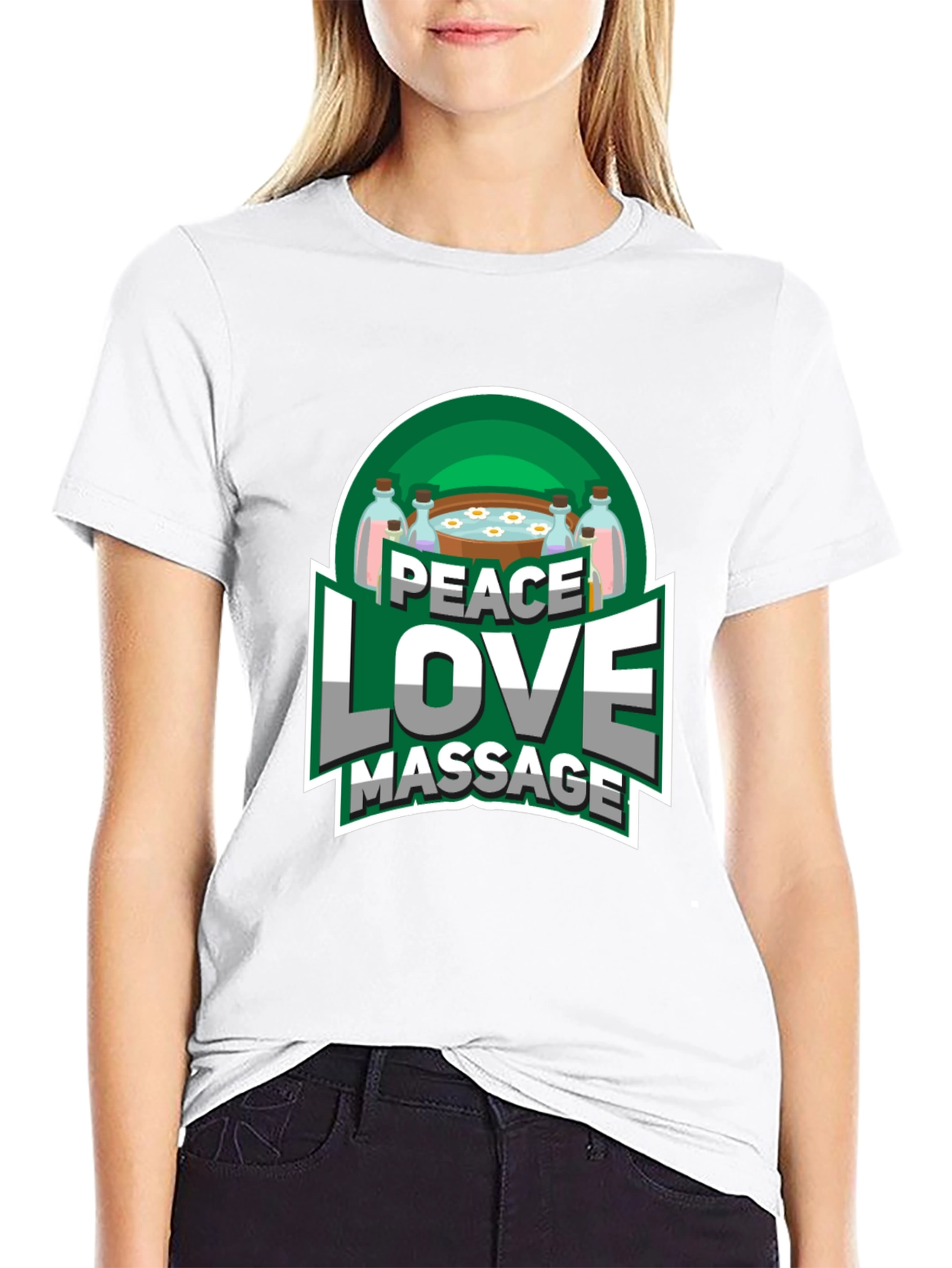 Peace Love Massage T-Shirt