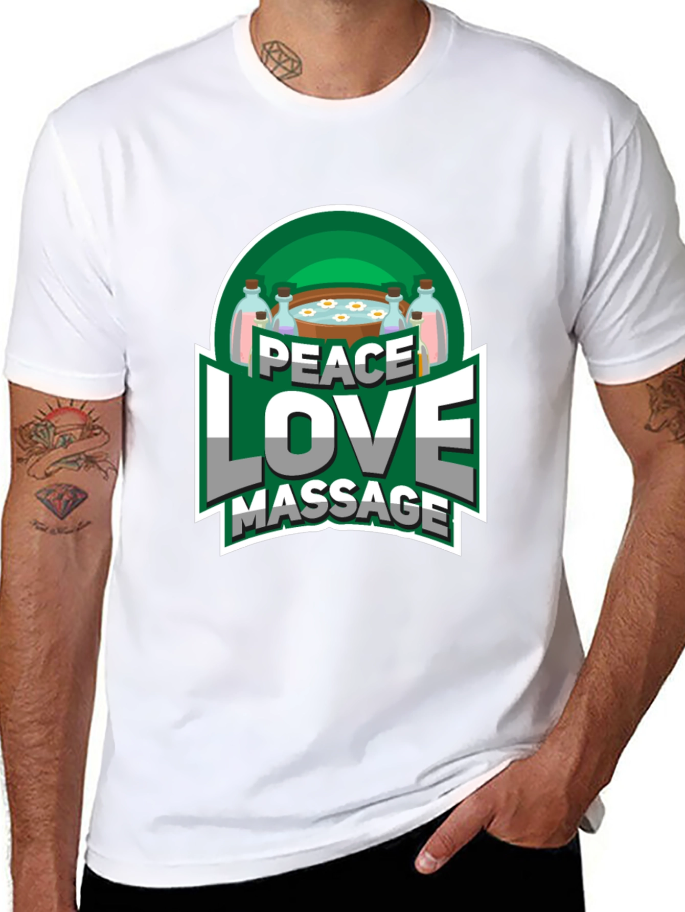 Peace Love Massage T-Shirt
