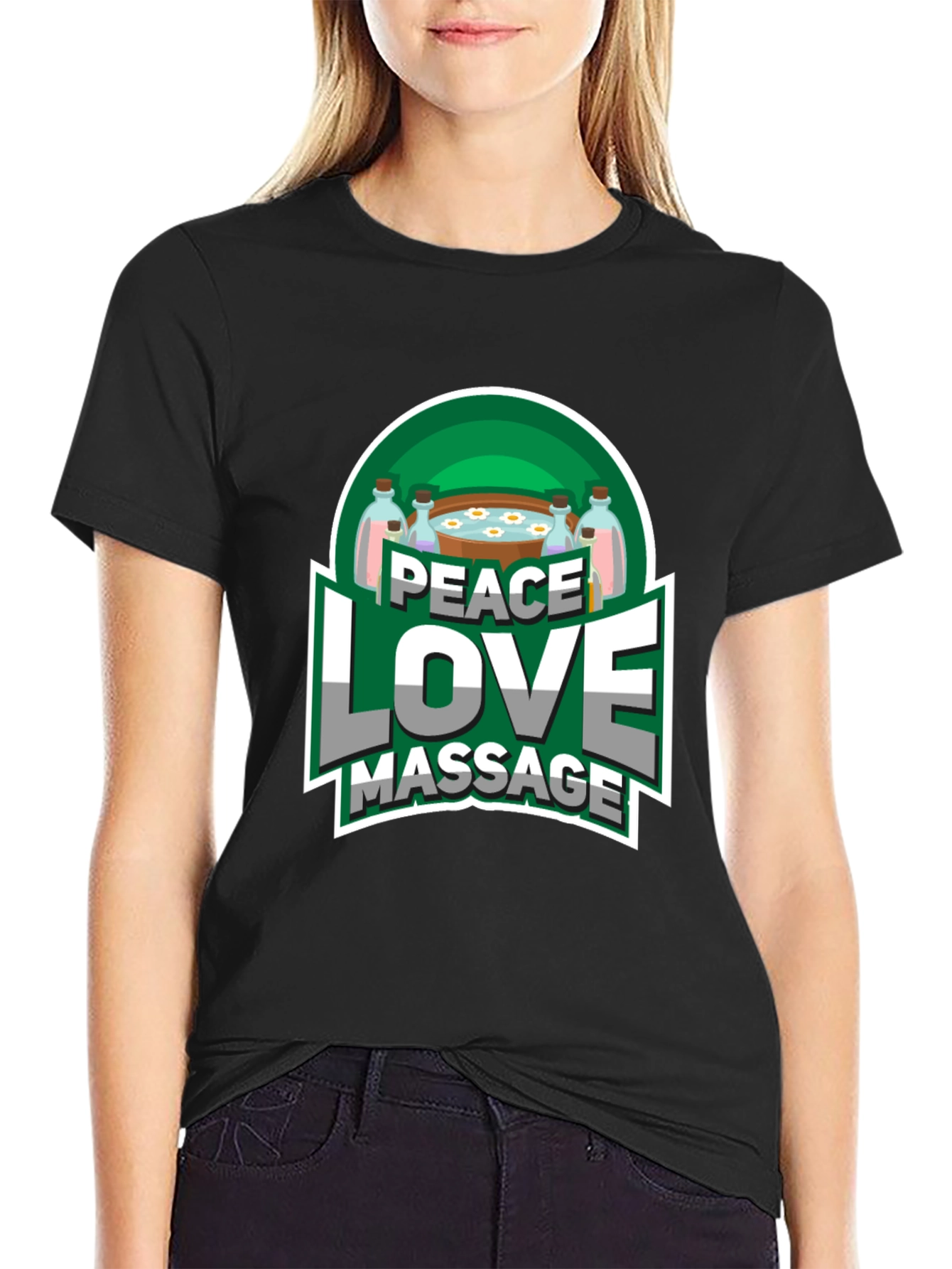 Peace Love Massage T-Shirt