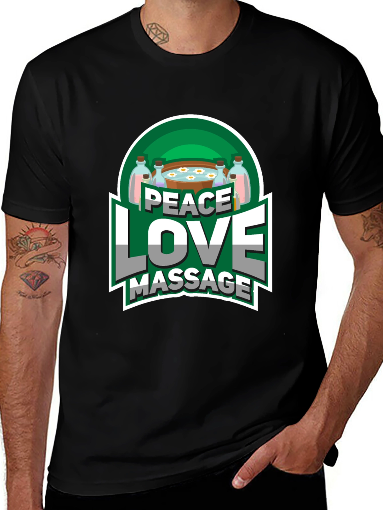 Peace Love Massage T-Shirt