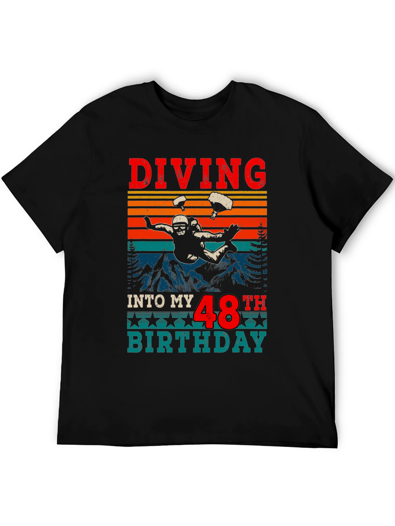 Diving Into My 48th Birthday T-Shirt