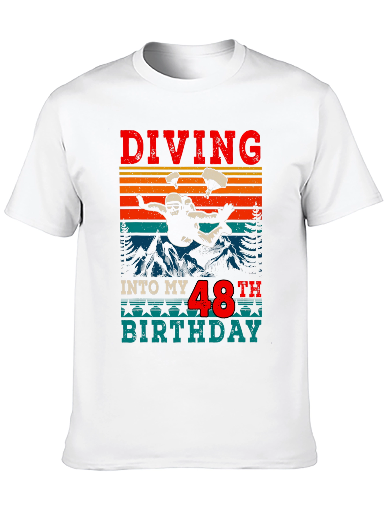 Diving Into My 48th Birthday T-Shirt