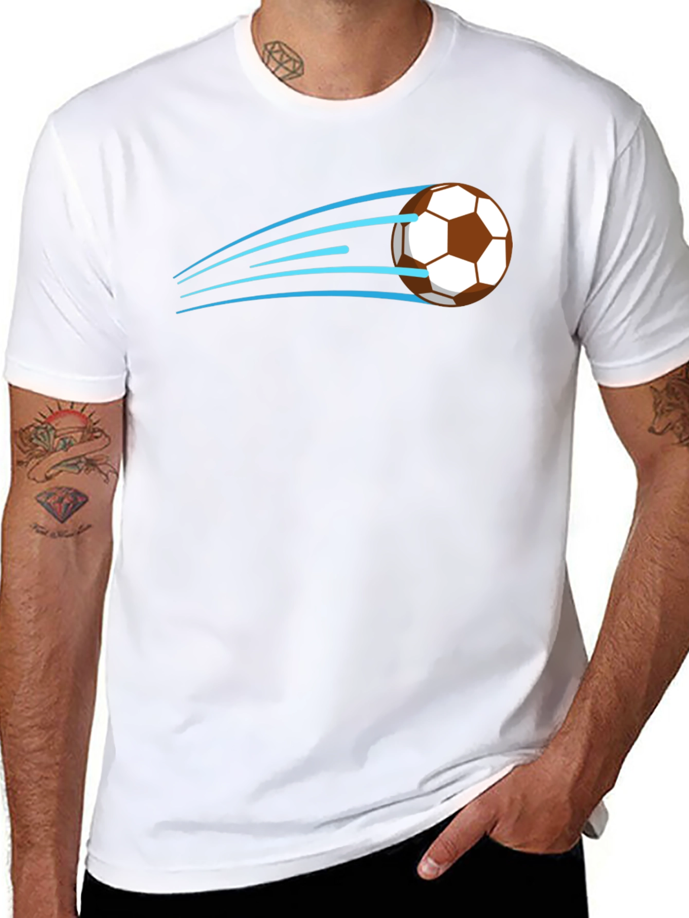 Soccer Ball Speed Graphic Tee