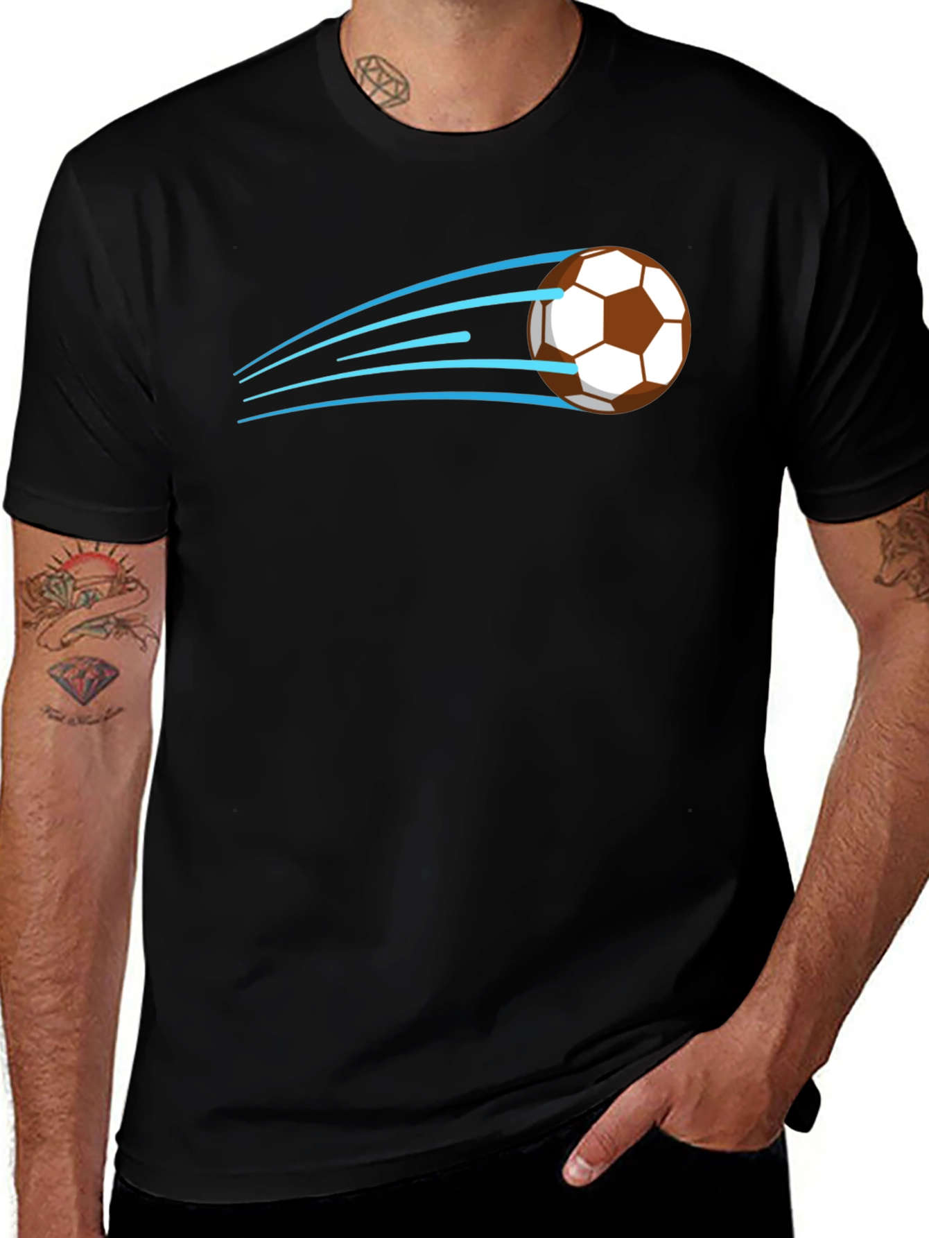 Soccer Ball Speed Graphic Tee