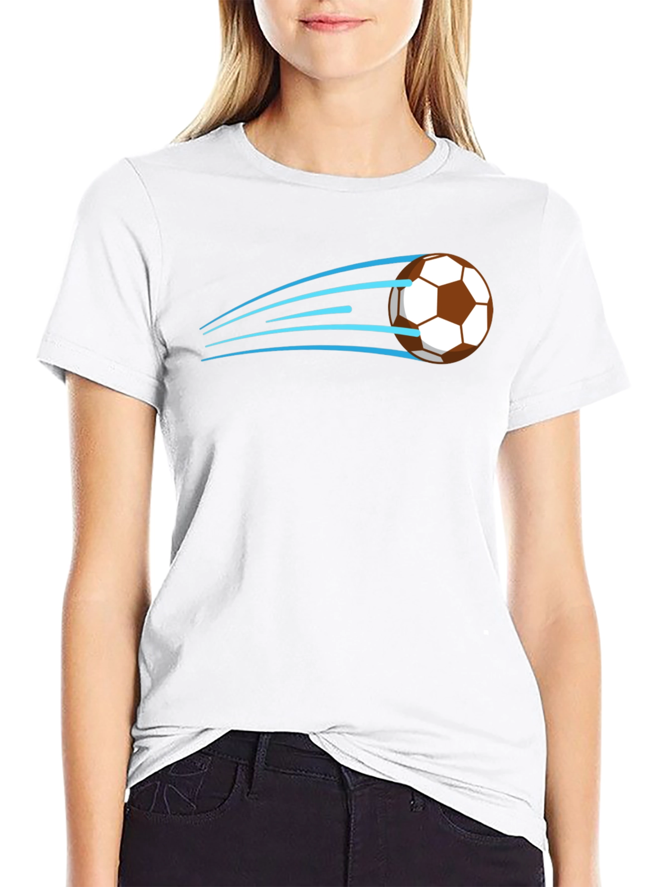 Soccer Ball Speed Graphic Tee
