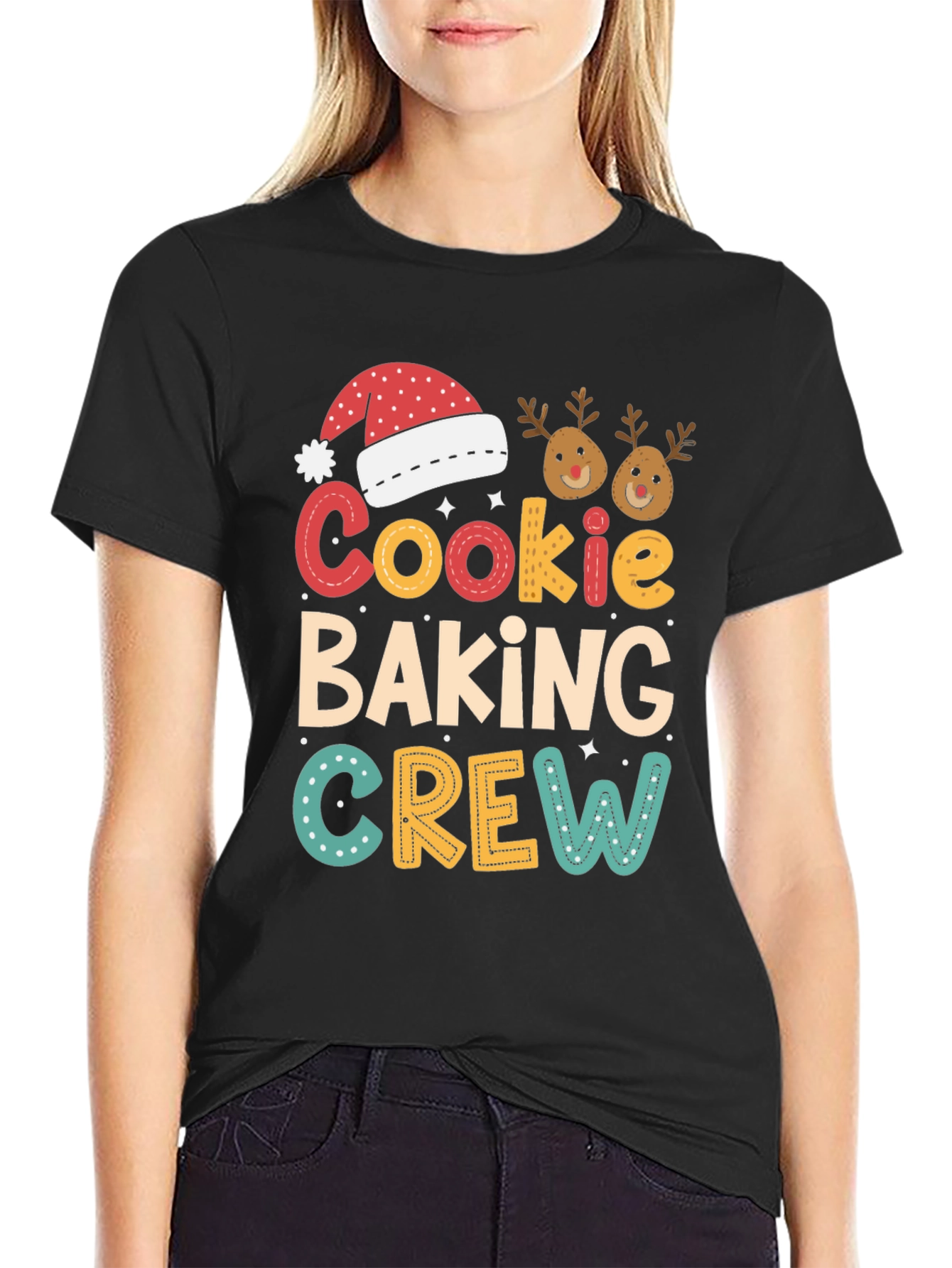 Cookie Baking Crew Christmas T-Shirt