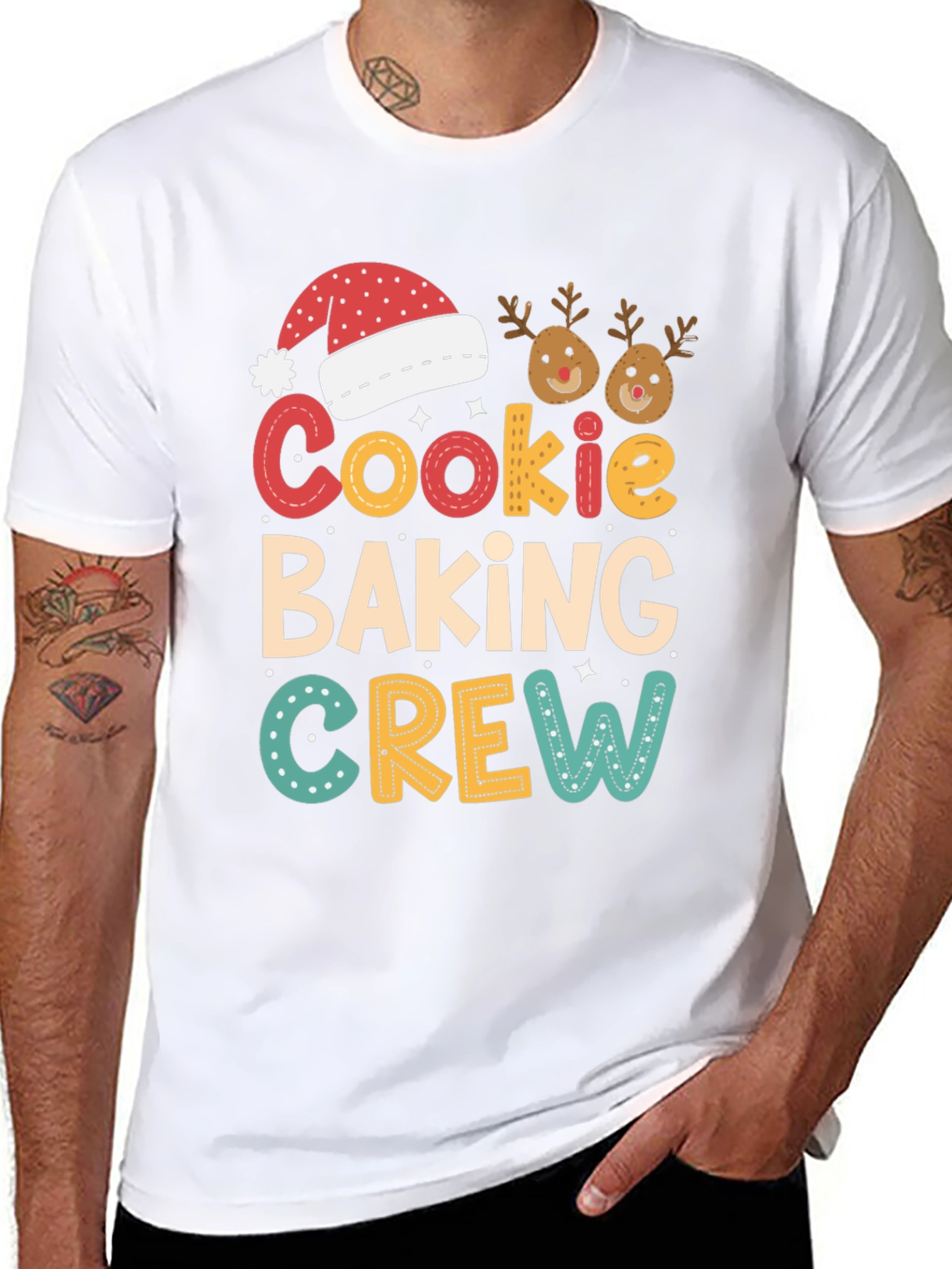 Cookie Baking Crew Christmas T-Shirt