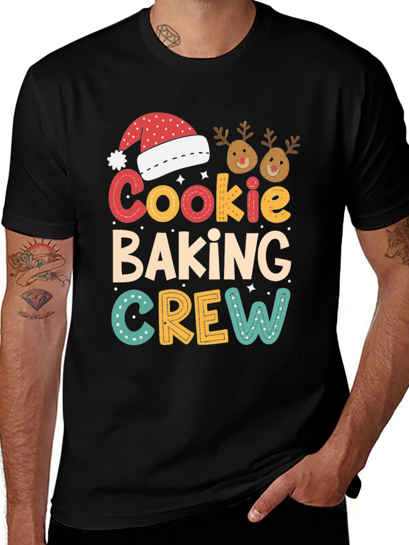 Cookie Baking Crew Christmas T-Shirt