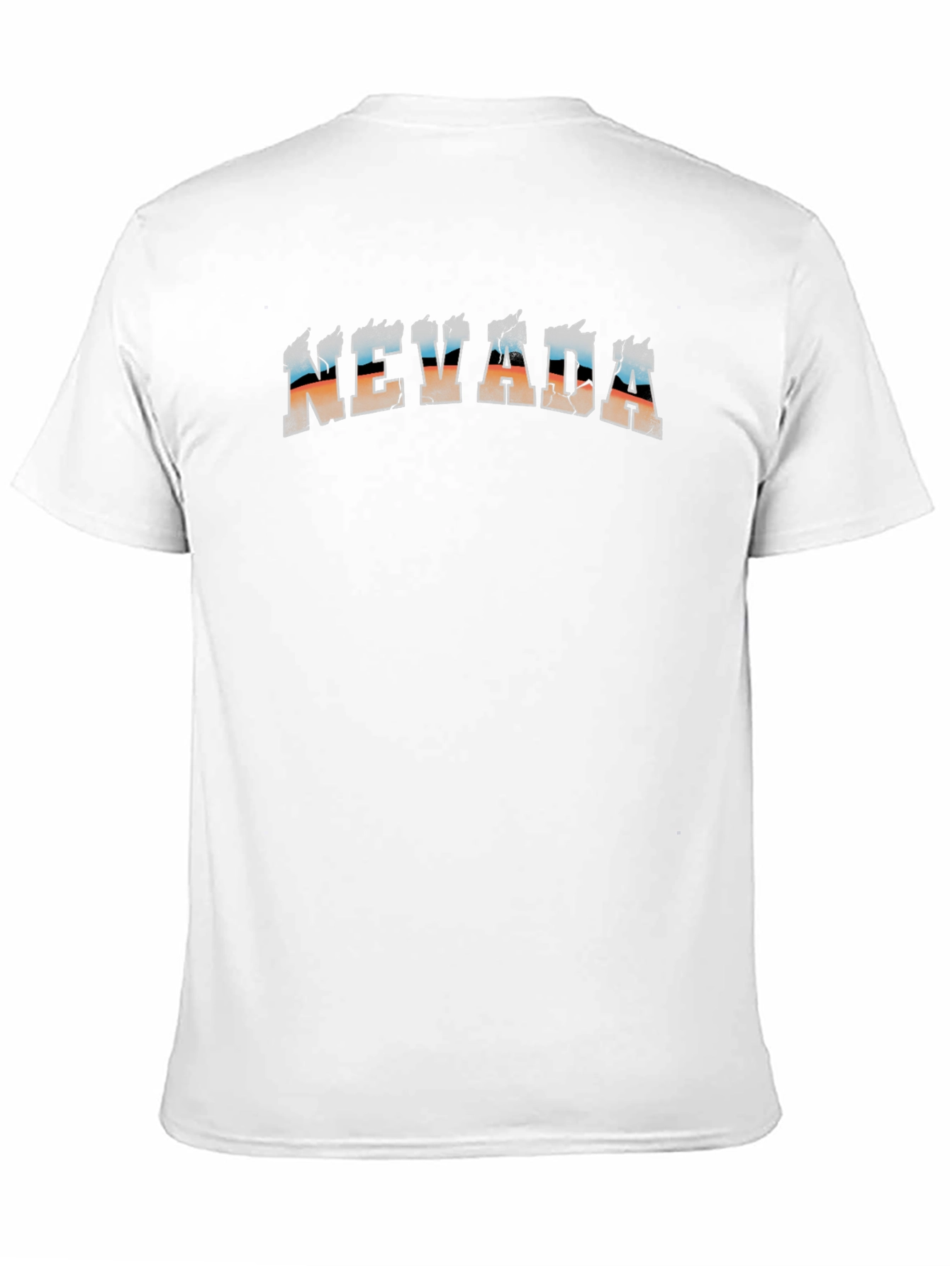 Nevada Graphic Tee - Distressed Print Comfort Fit