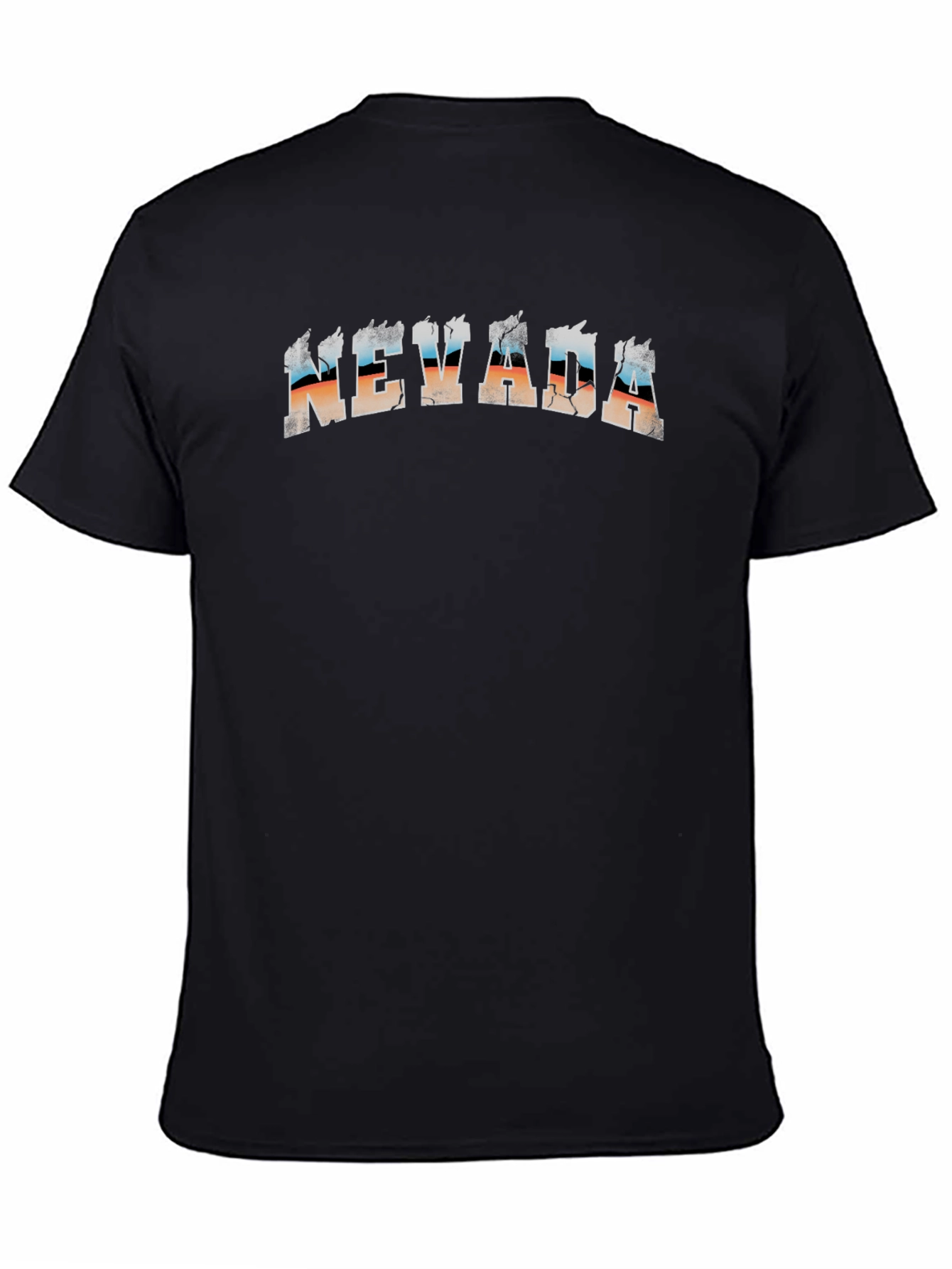 Nevada Graphic Tee - Distressed Print Comfort Fit