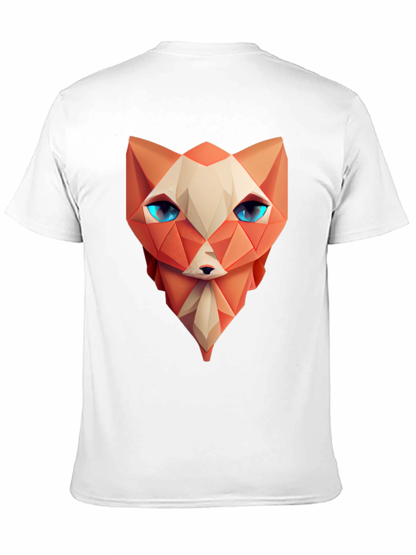 Geometric Fox T-Shirt - Modern Art Tee