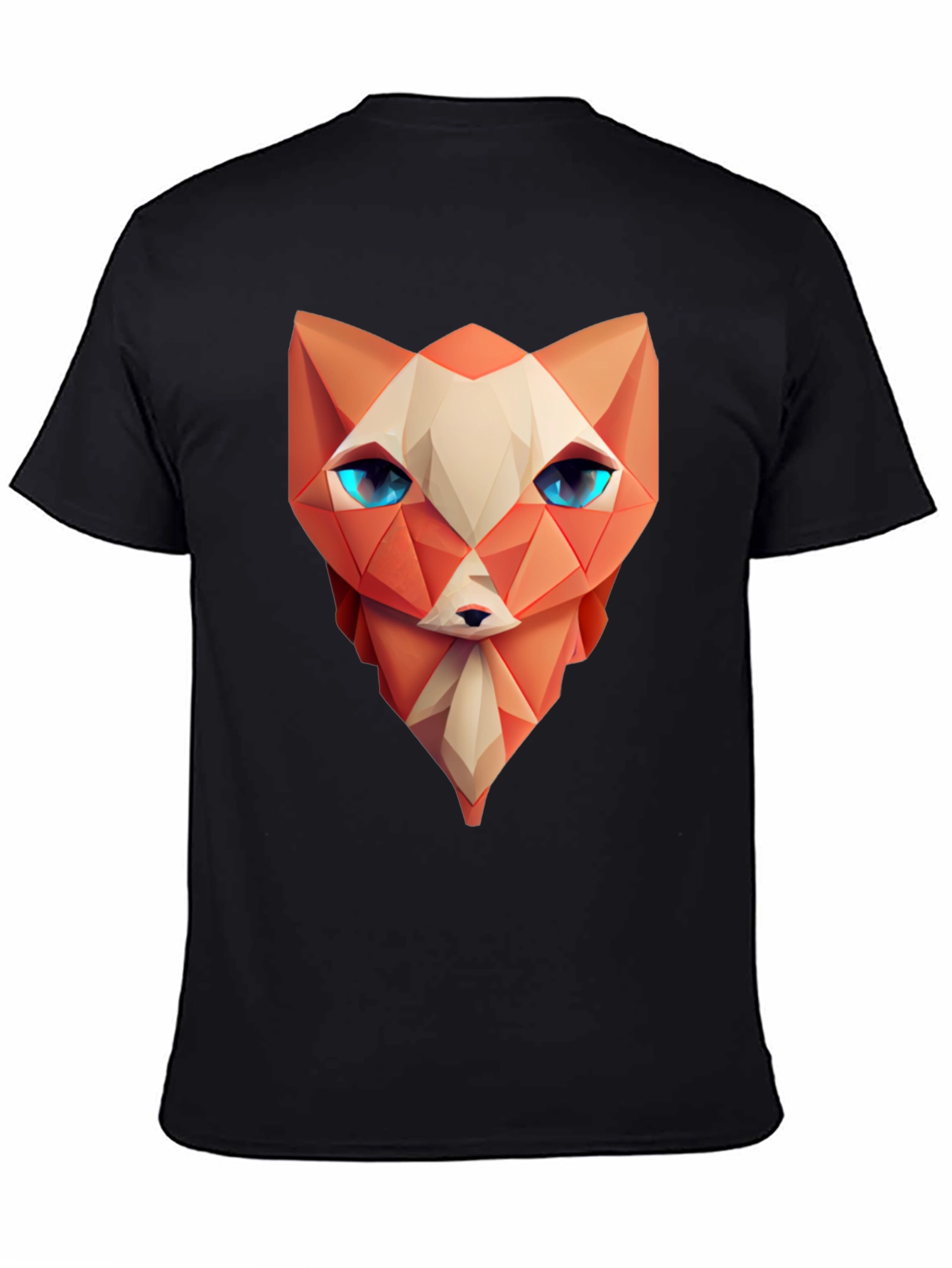 Geometric Fox T-Shirt - Modern Art Tee