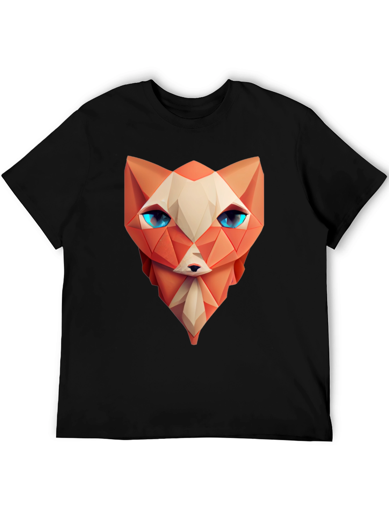 Geometric Fox T-Shirt - Modern Art Tee