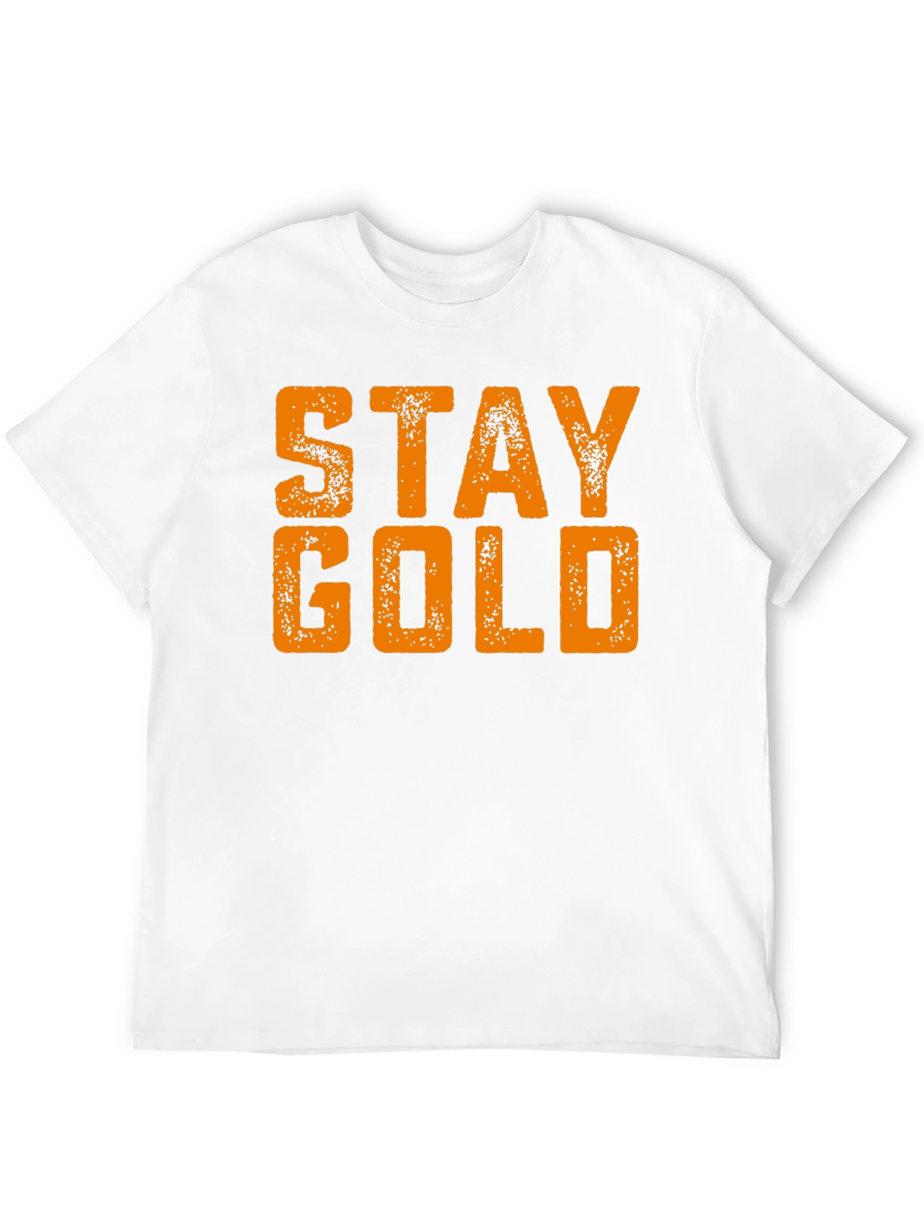 Stay Gold Black T-Shirt - Unique Graphic Tee