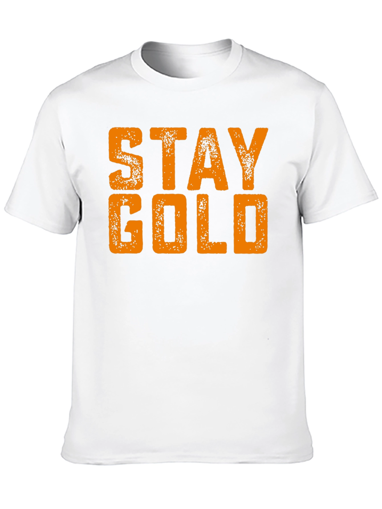 Stay Gold Black T-Shirt - Unique Graphic Tee