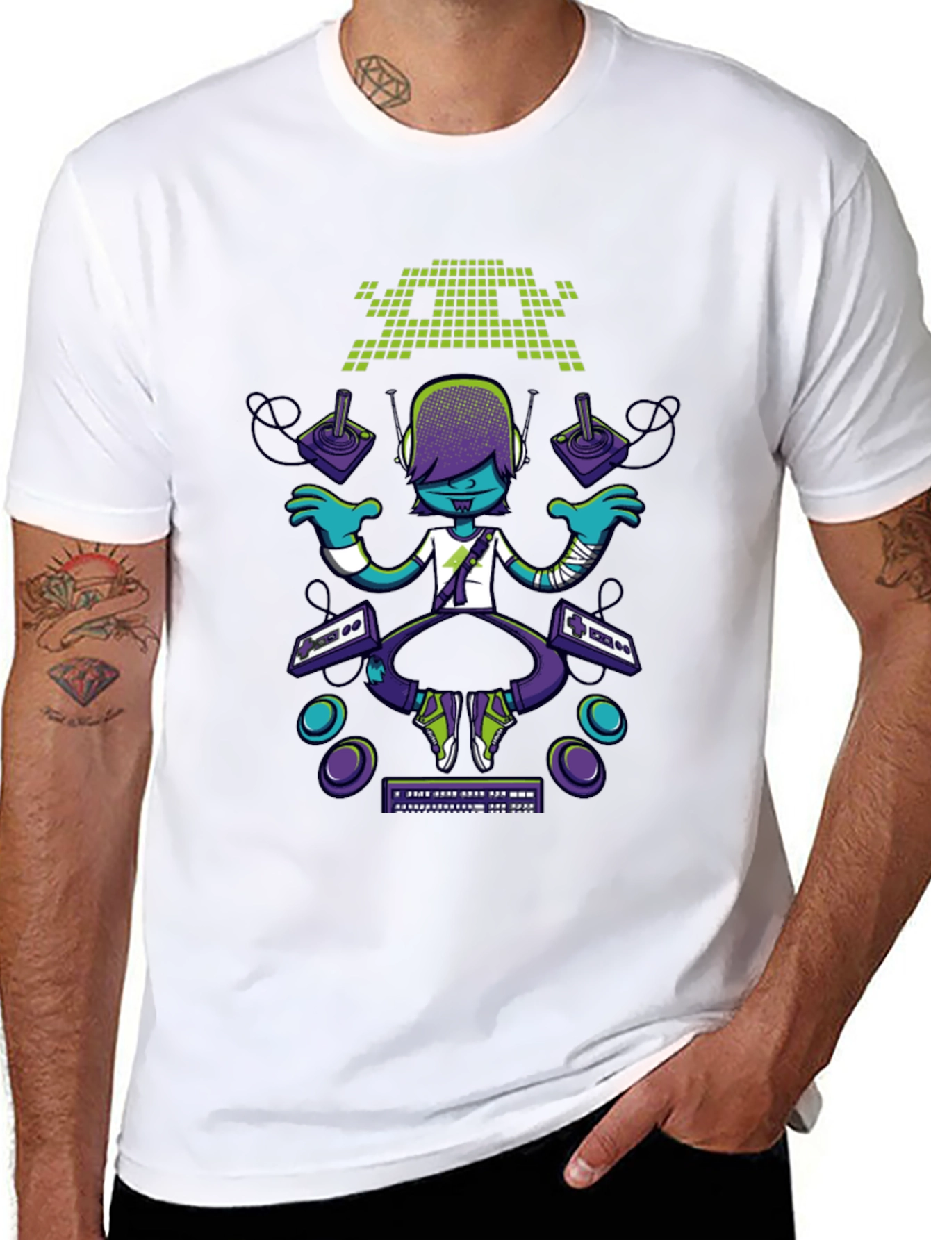 Retro Gamer T-Shirt - Unique Geek Fashion