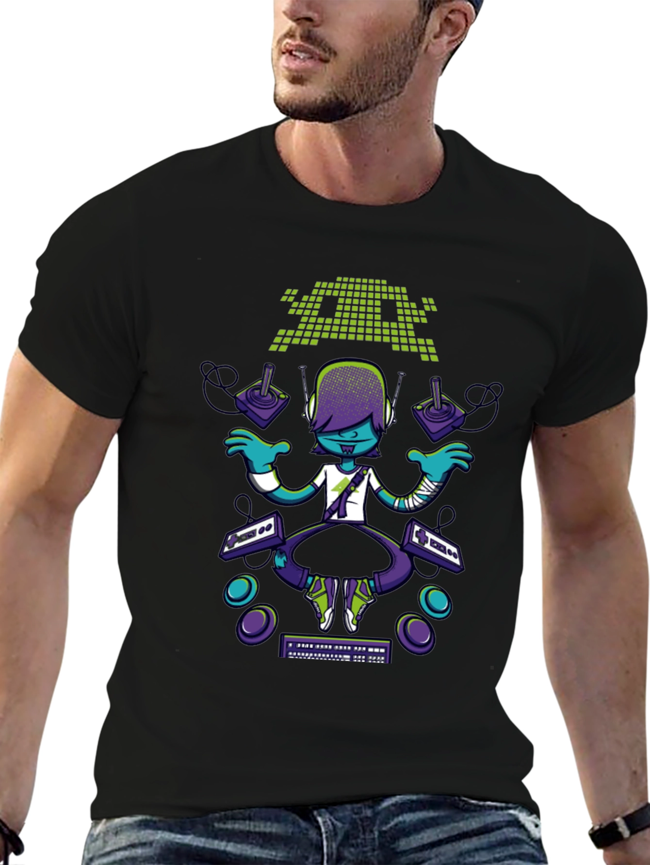 Retro Gamer T-Shirt - Unique Geek Fashion