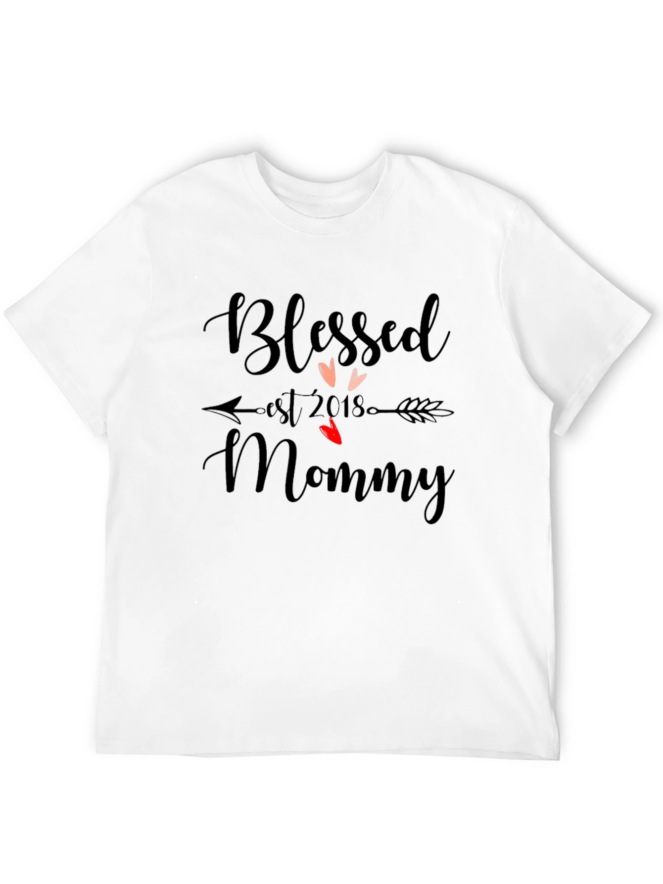 Blessed Mommy Est. 2018 Graphic T-Shirt