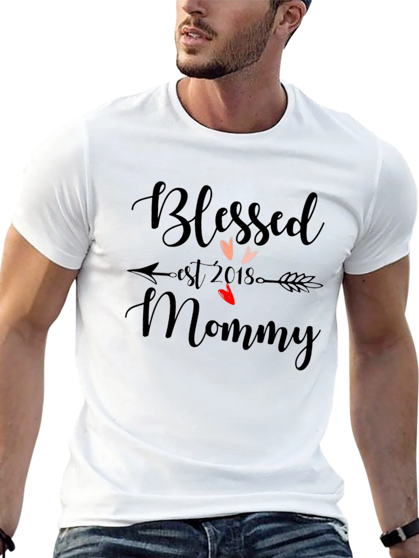 Blessed Mommy Est. 2018 Graphic T-Shirt