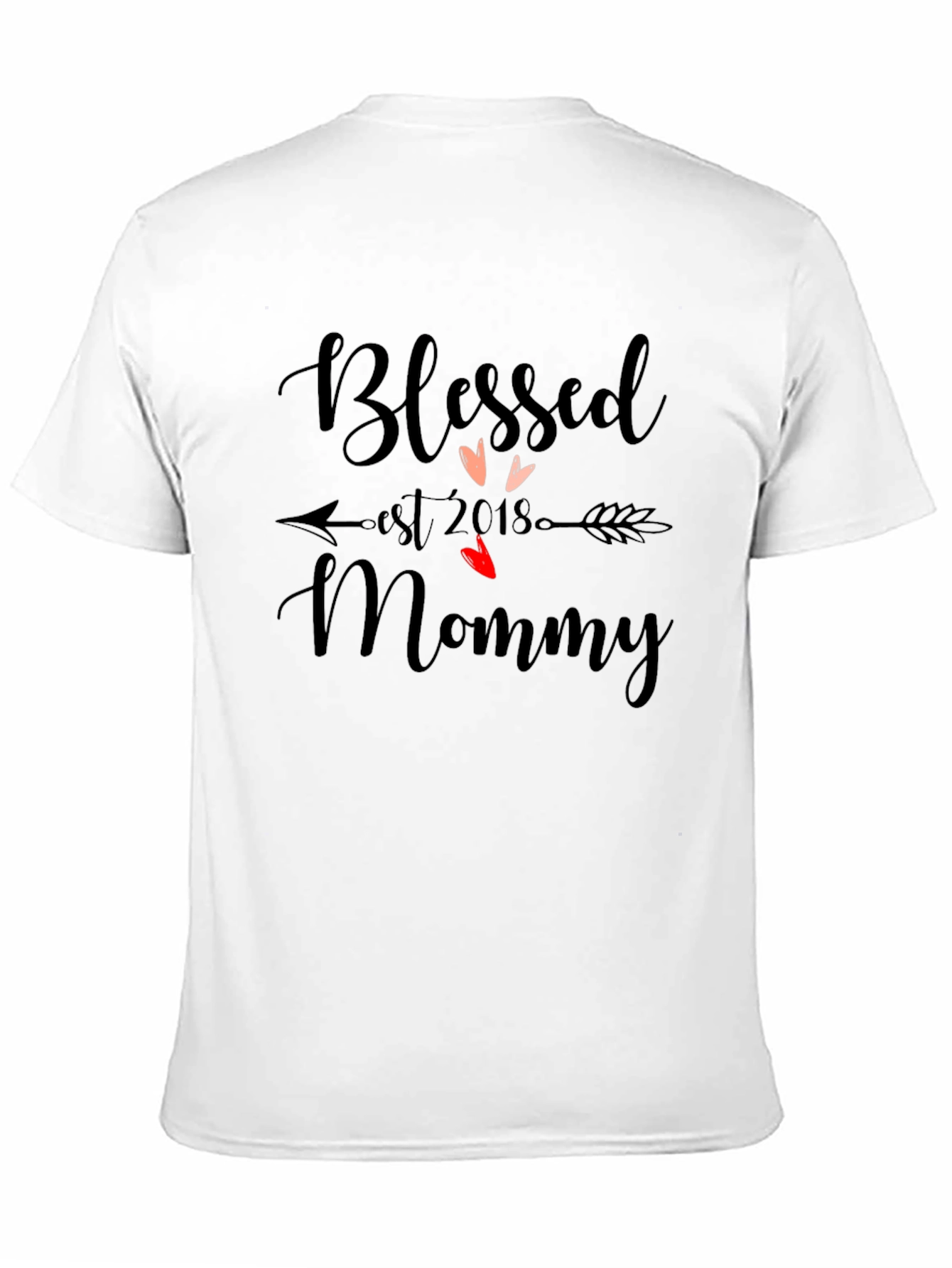 Blessed Mommy Est. 2018 Graphic T-Shirt