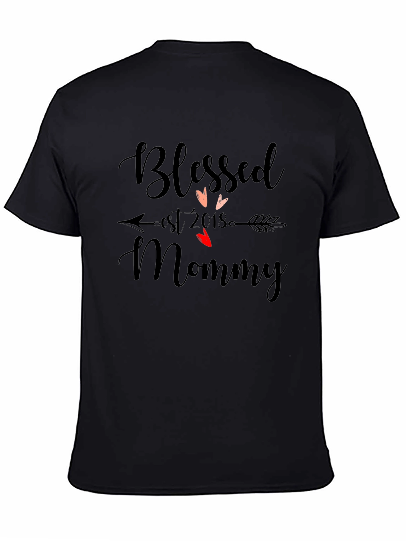 Blessed Mommy Est. 2018 Graphic T-Shirt