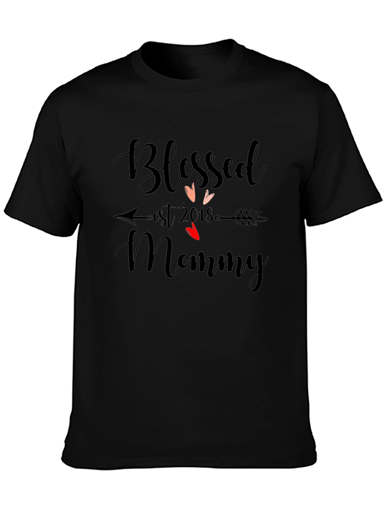 Blessed Mommy Est. 2018 Graphic T-Shirt