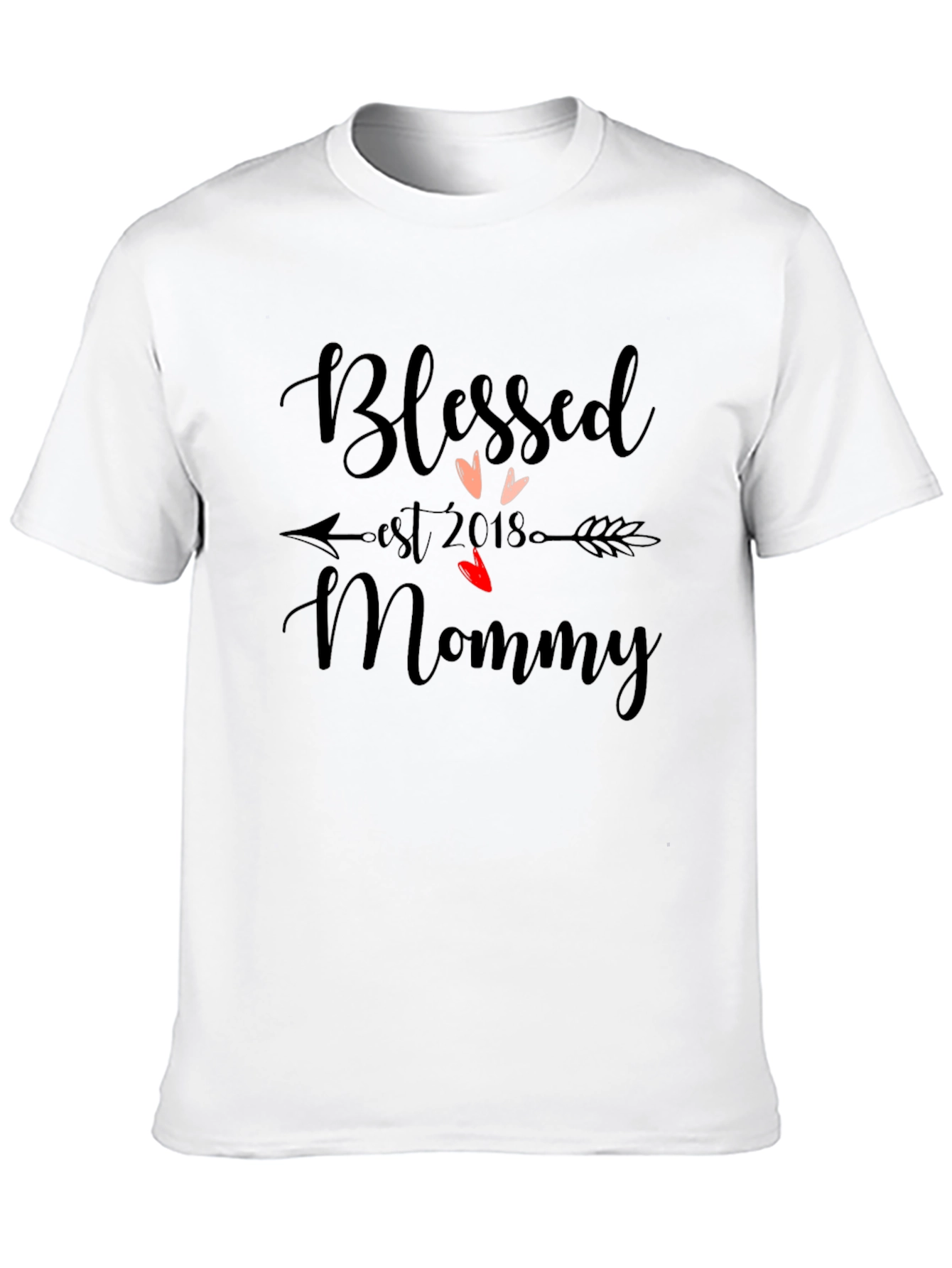 Blessed Mommy Est. 2018 Graphic T-Shirt