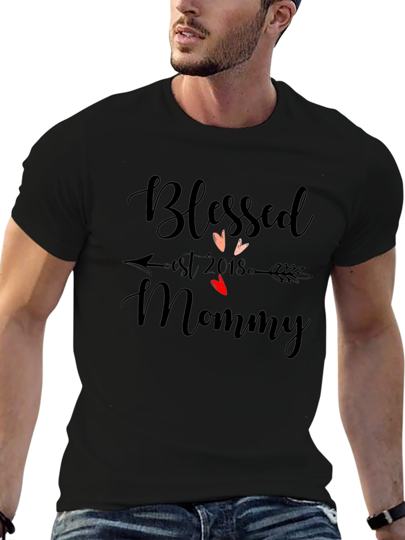 Blessed Mommy Est. 2018 Graphic T-Shirt