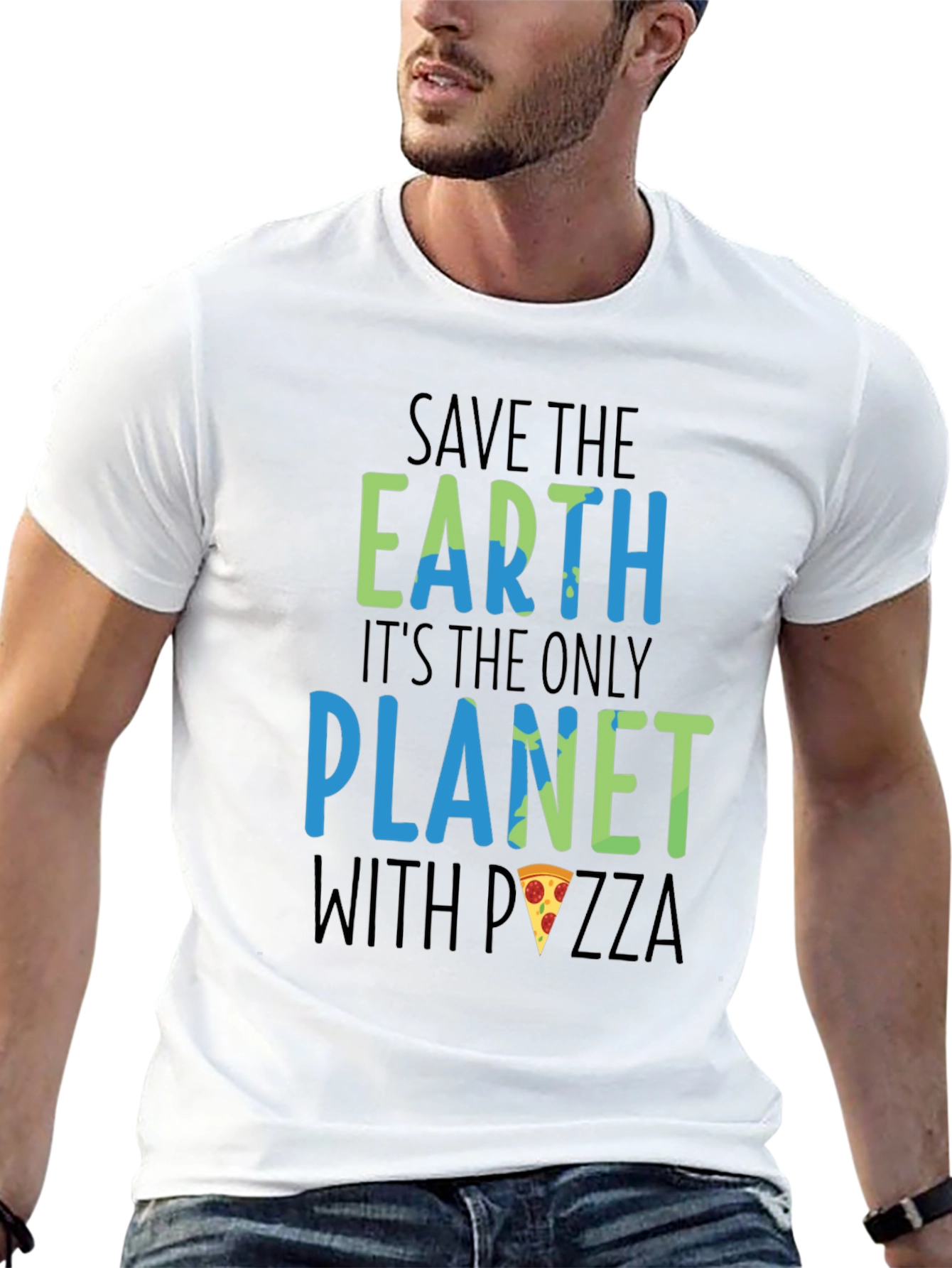 Save the Earth Pizza Planet Graphic Tee