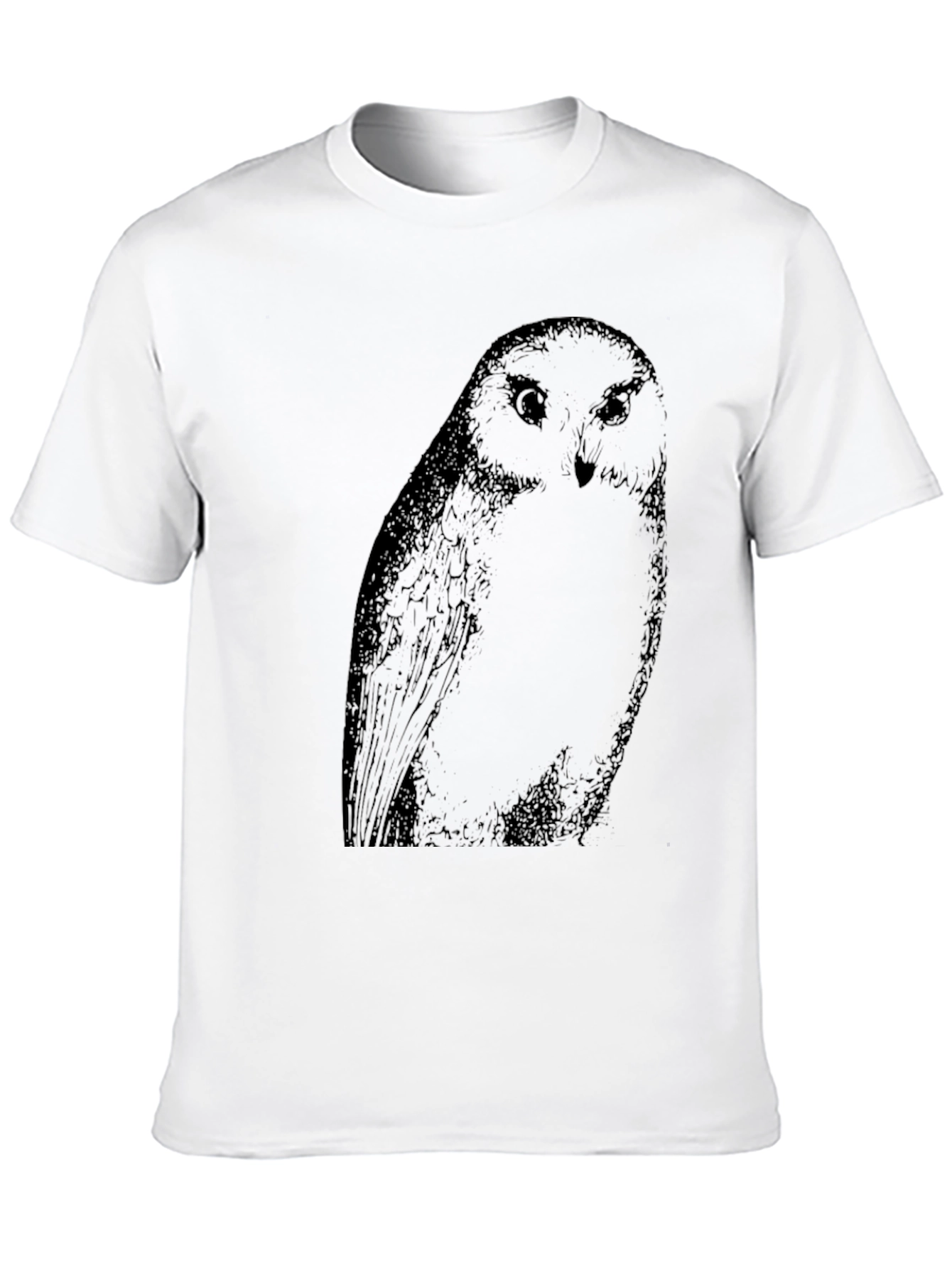 Owl Graphic Black T-Shirt