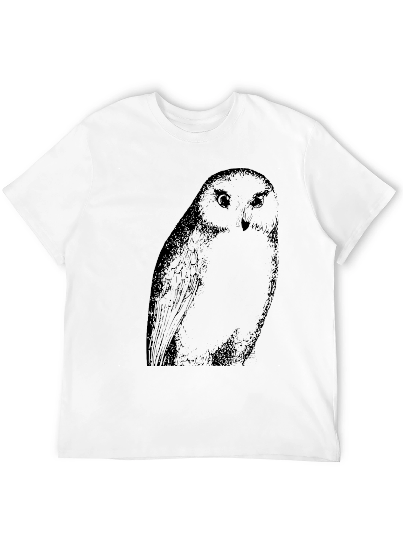Owl Graphic Black T-Shirt