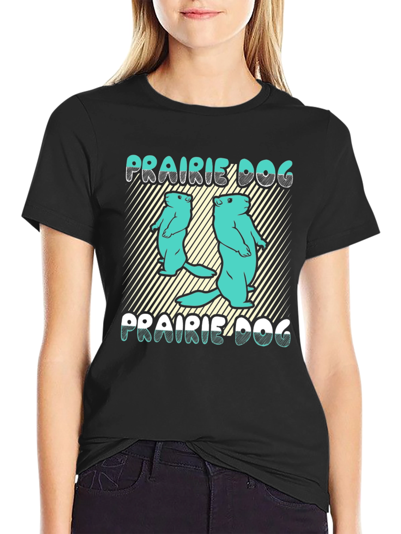 Prairie Dog Graphic Tee - Quirky Animal Design