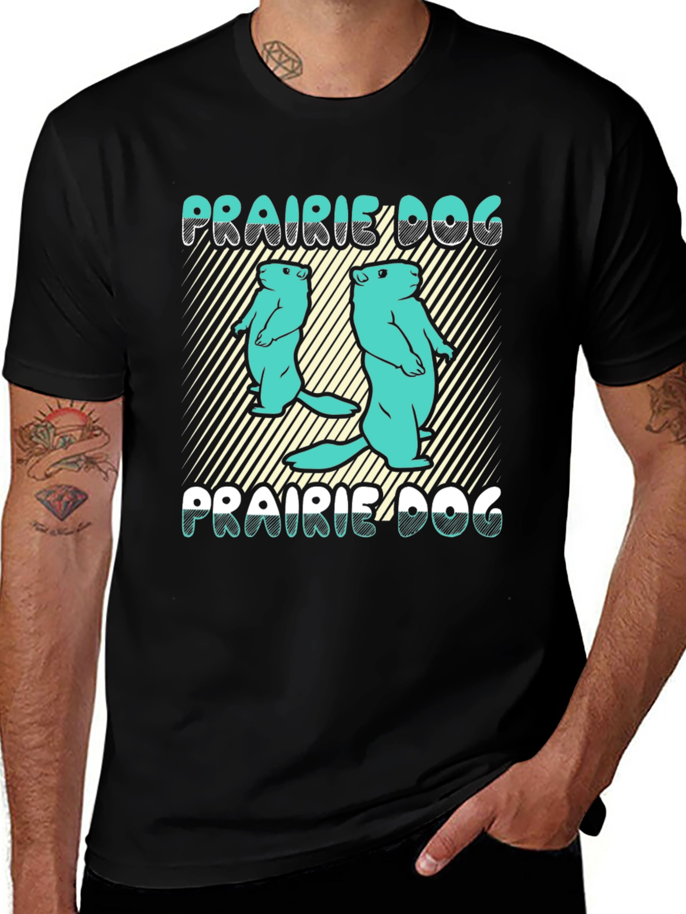 Prairie Dog Graphic Tee - Quirky Animal Design