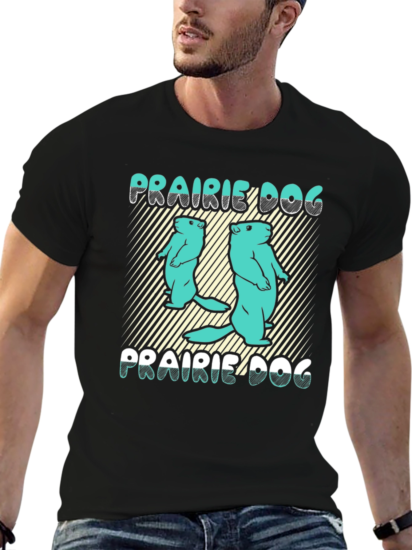 Prairie Dog Graphic Tee - Quirky Animal Design
