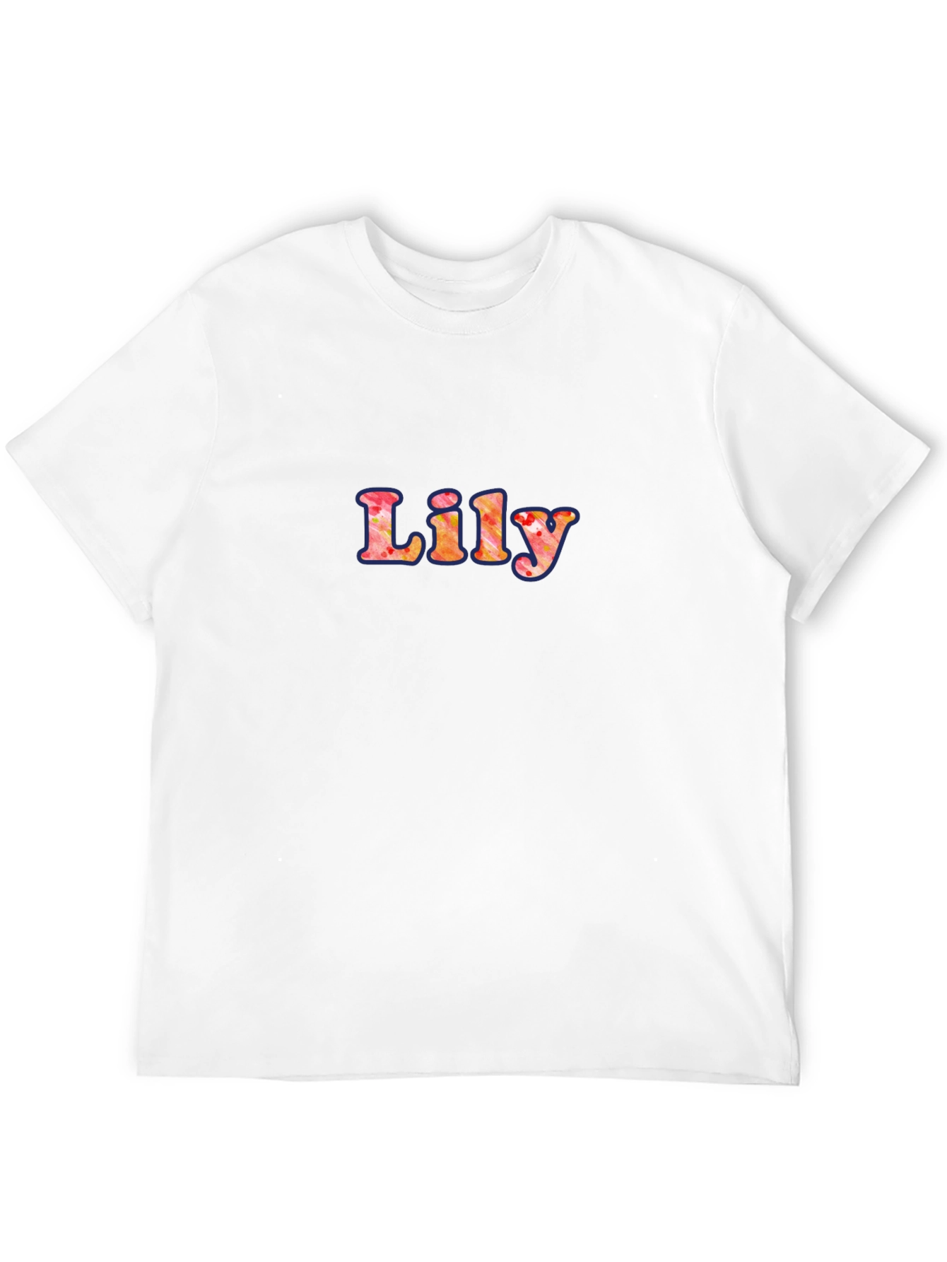 Lily Retro Tee - Unique Floral Name T-Shirt