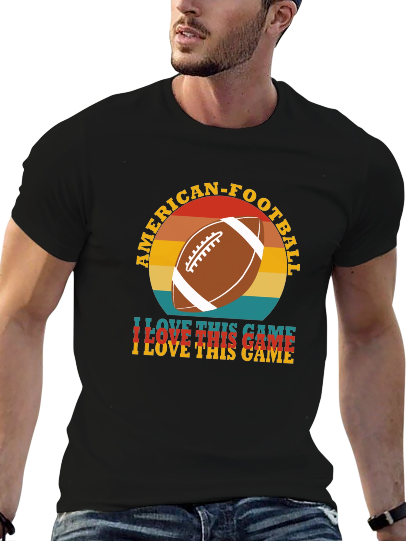 American Football Retro T-Shirt