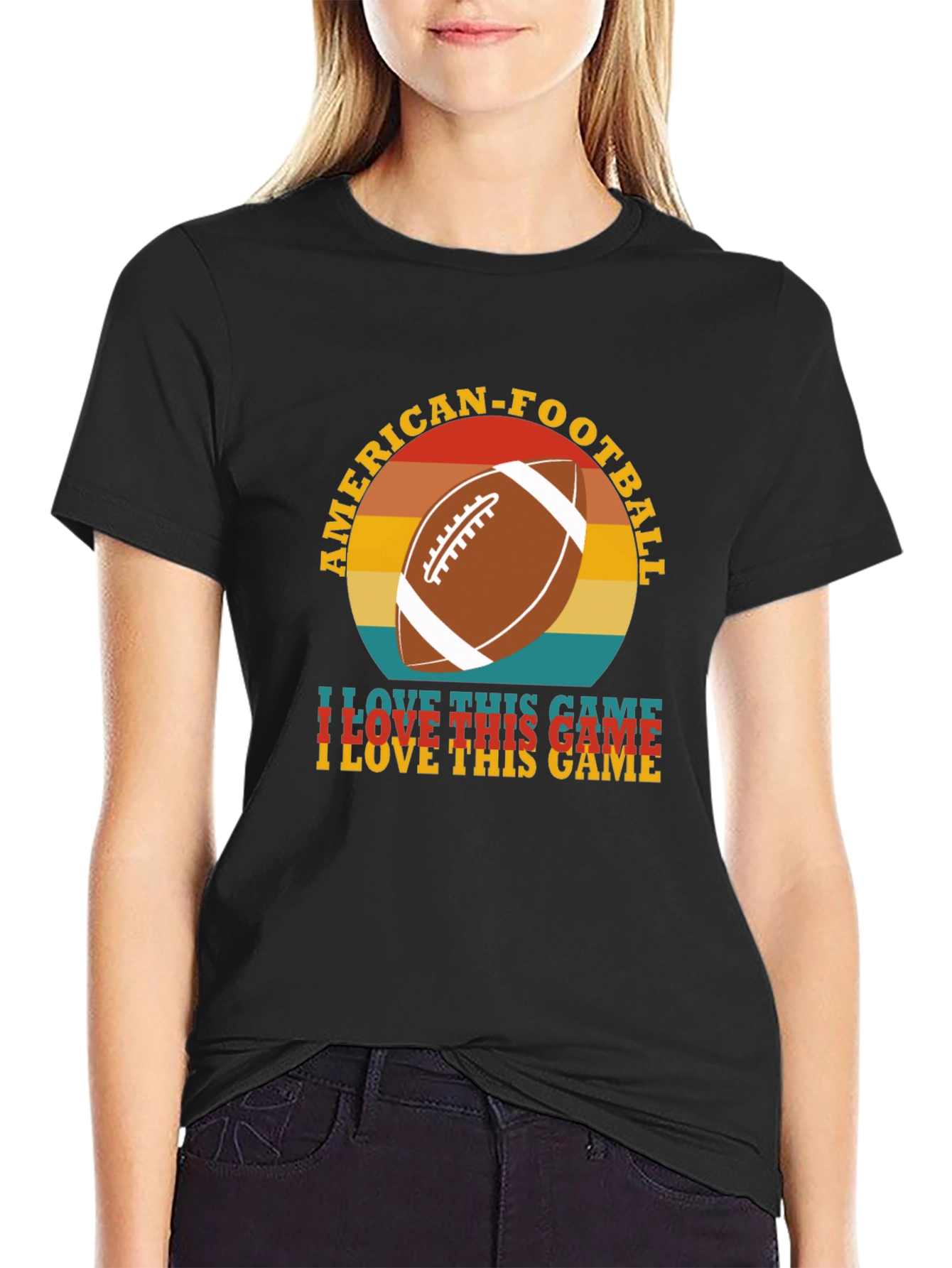 American Football Retro T-Shirt