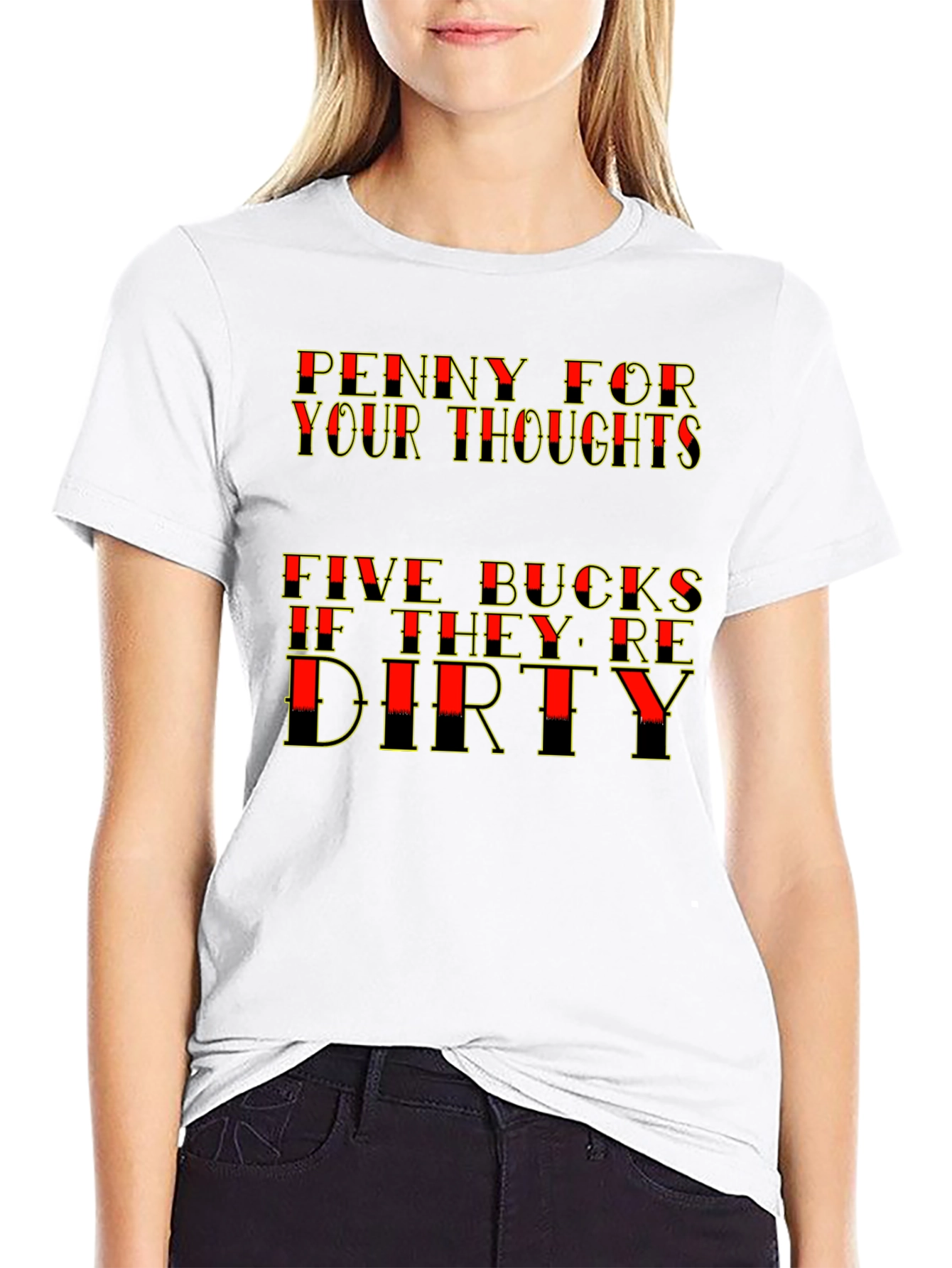 Penny For Your Thoughts Funny T-Shirt