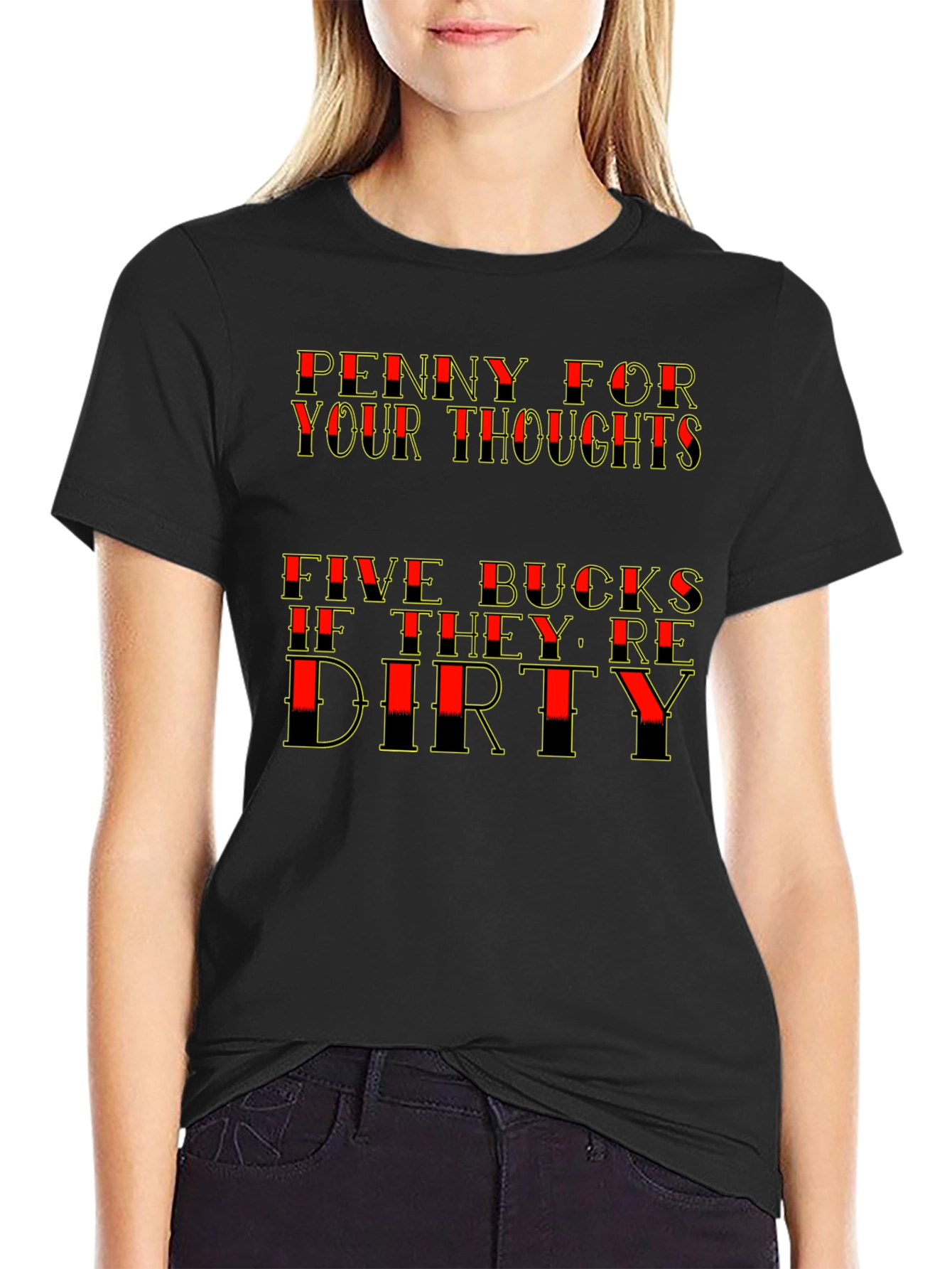 Penny For Your Thoughts Funny T-Shirt