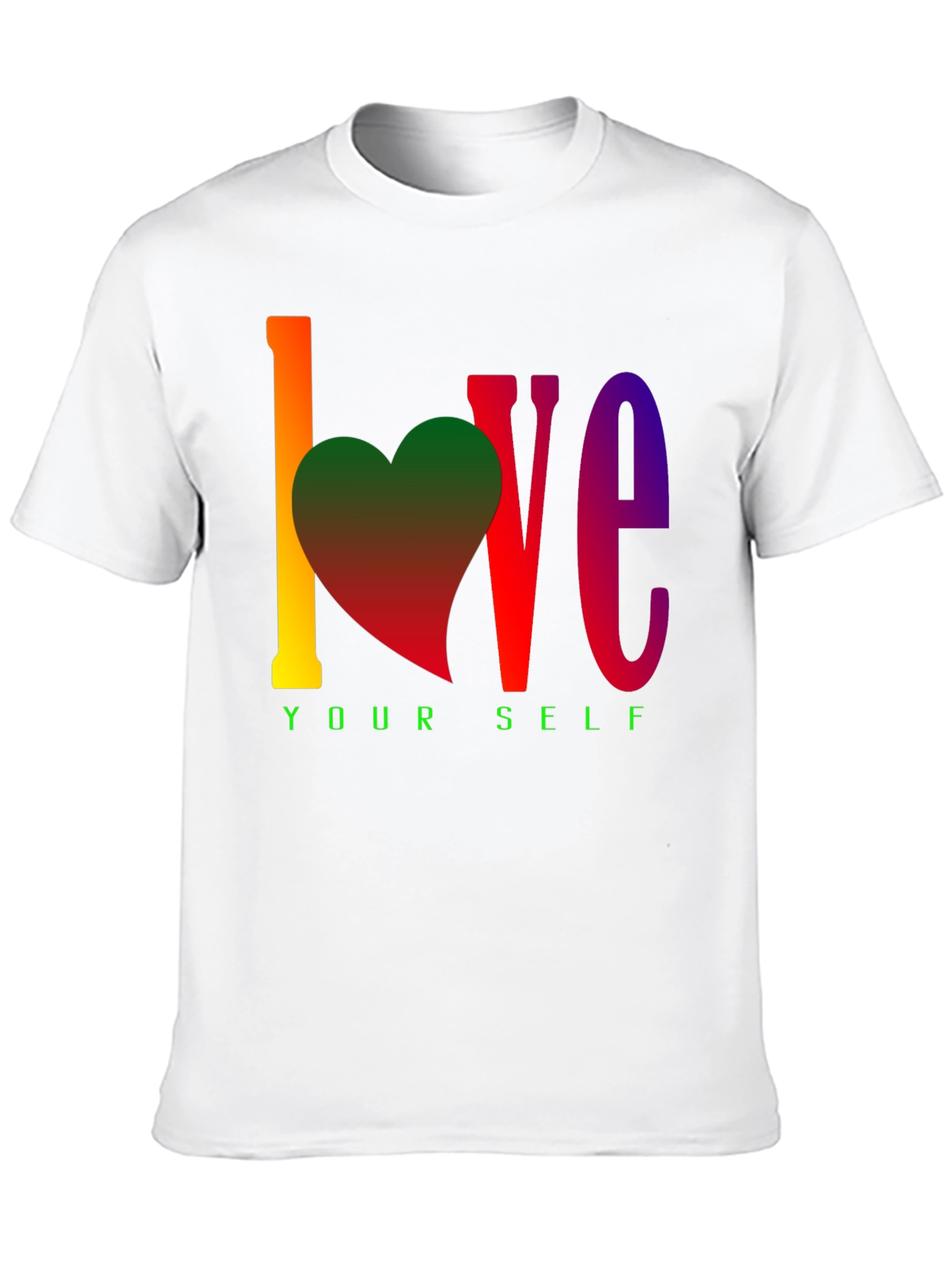 Love Yourself Rainbow Graphic Tee