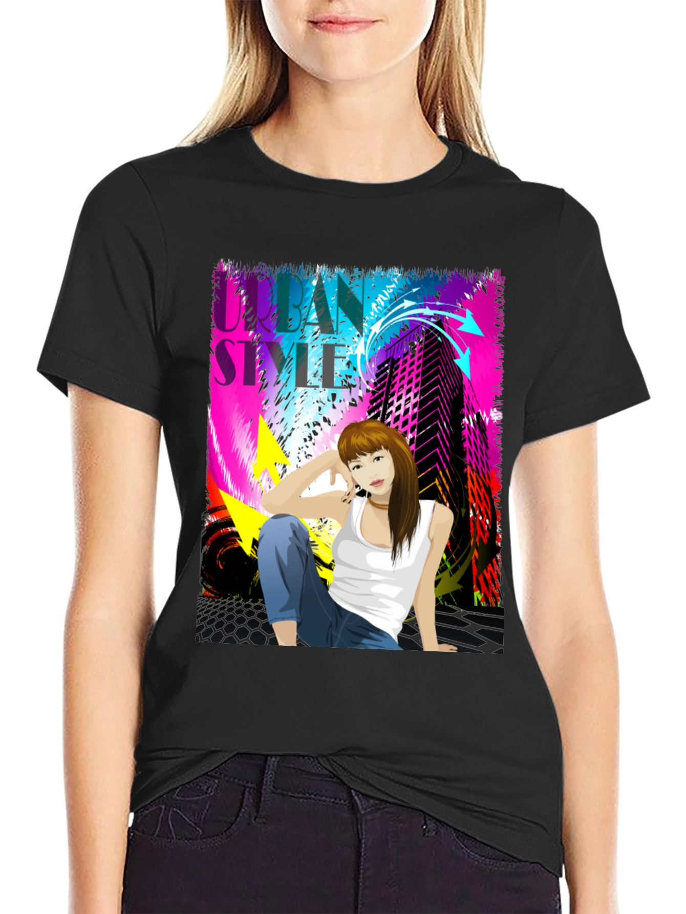 Urban Style Graphic Print T-Shirt