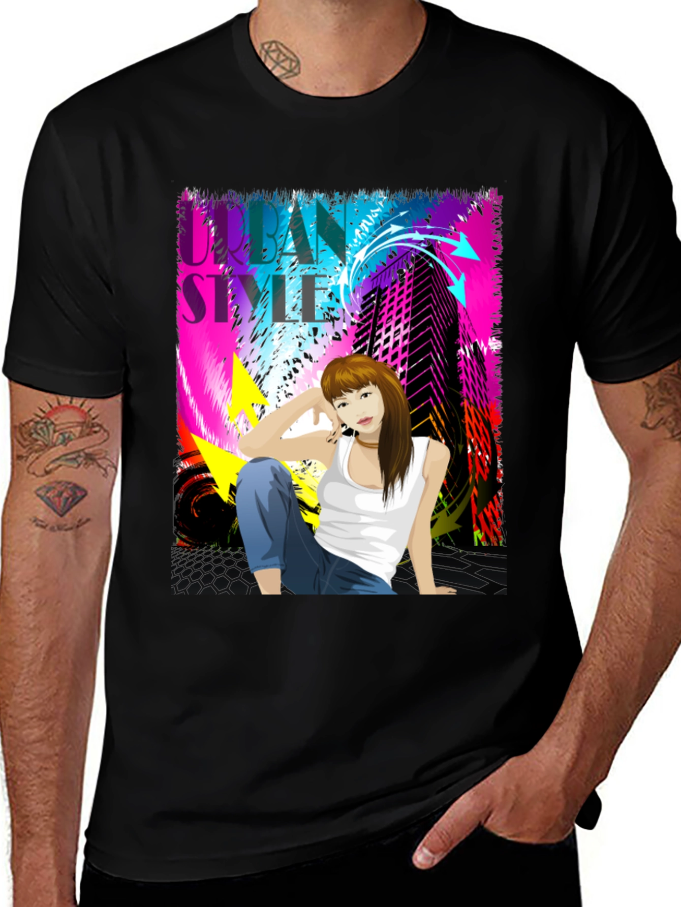 Urban Style Graphic Print T-Shirt