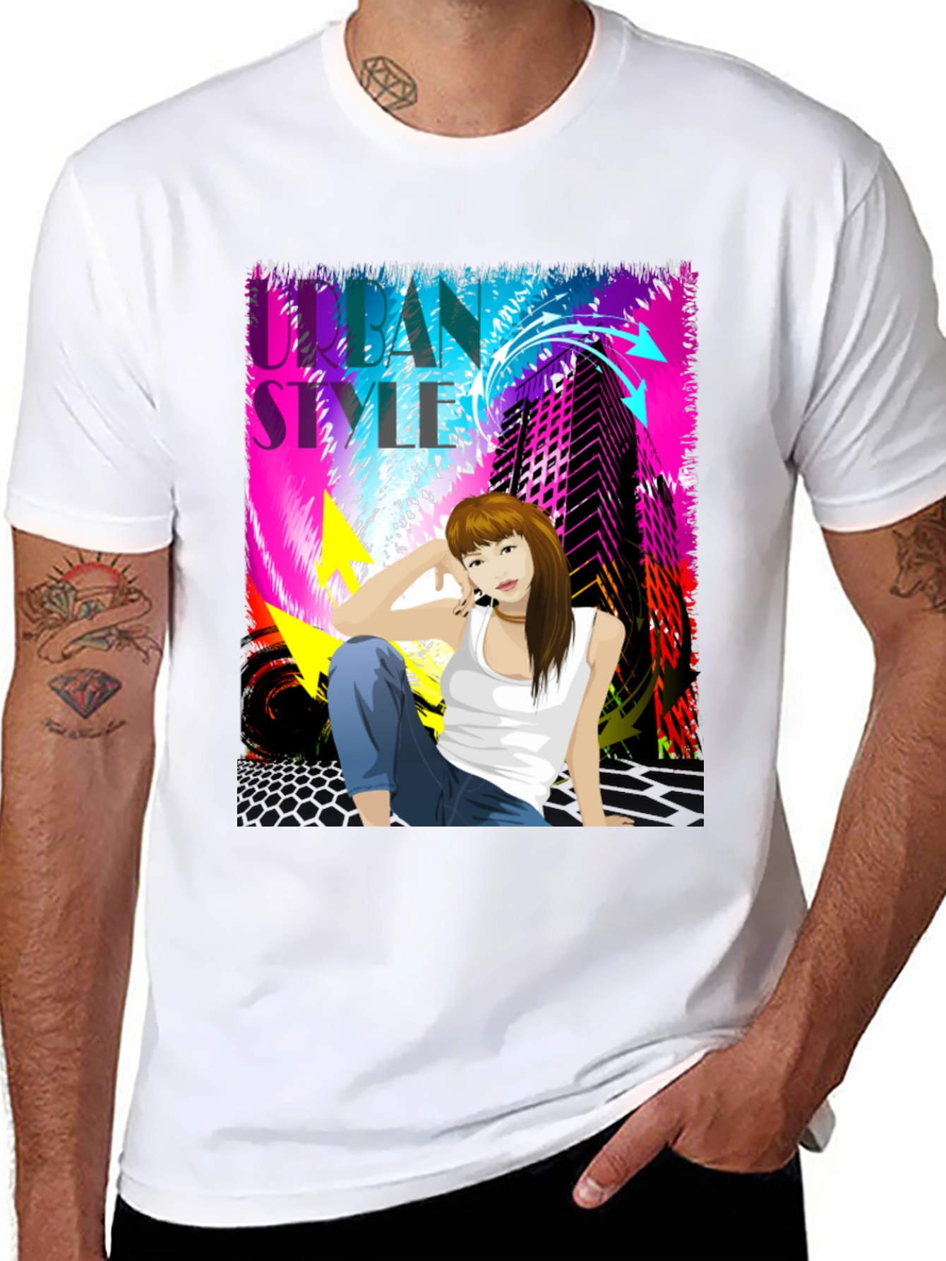 Urban Style Graphic Print T-Shirt