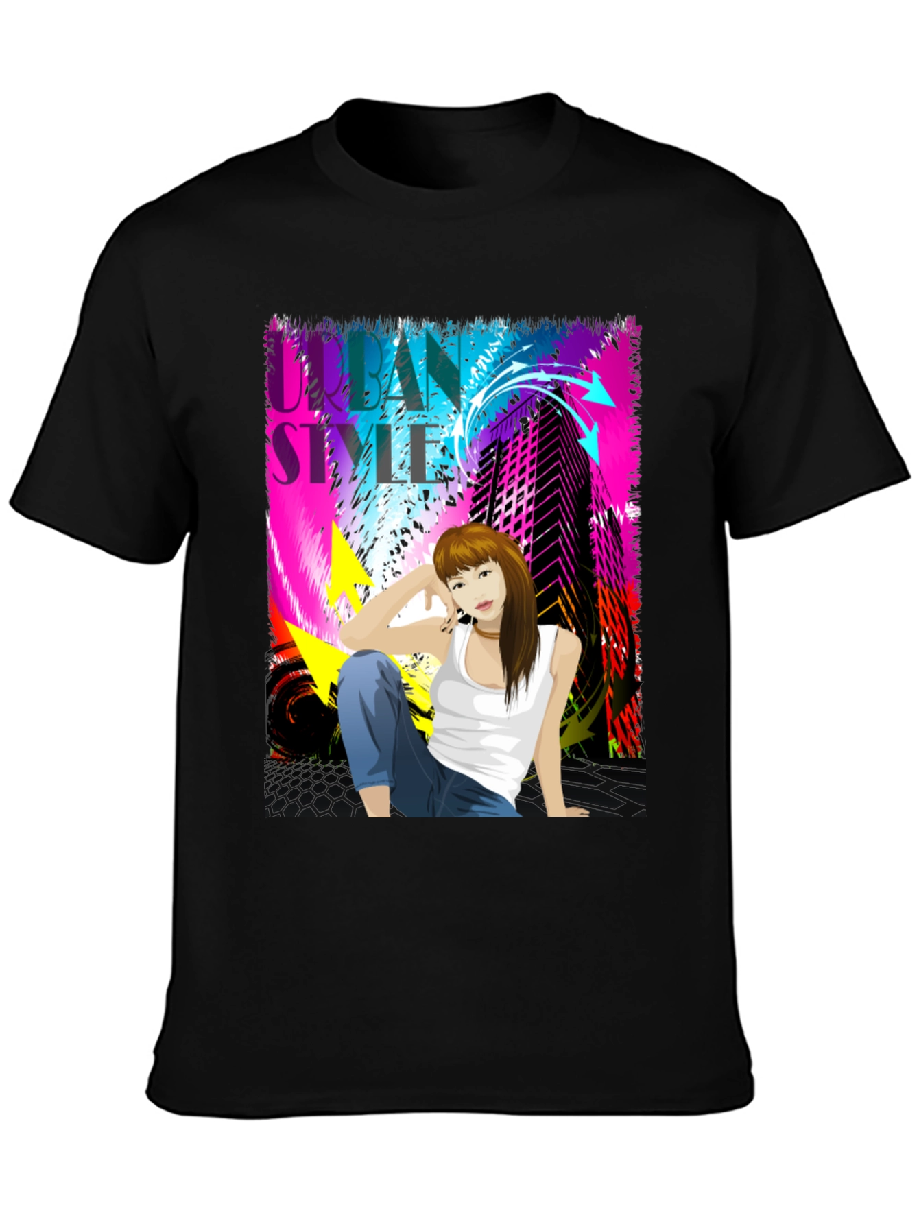 Urban Style Graphic Print T-Shirt