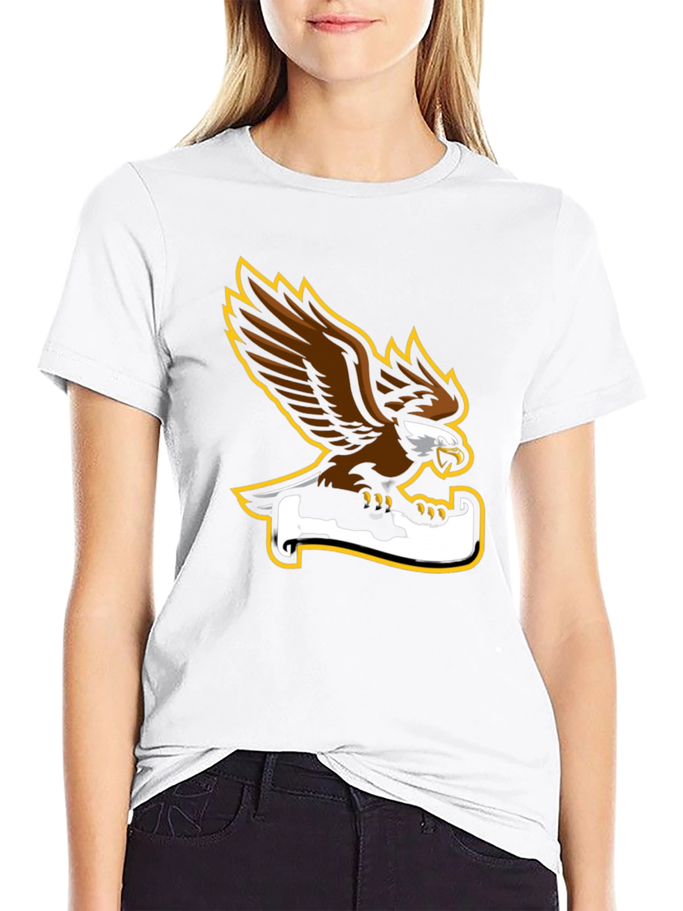 Eagle Graphic Black Tee - Bold and Stylish